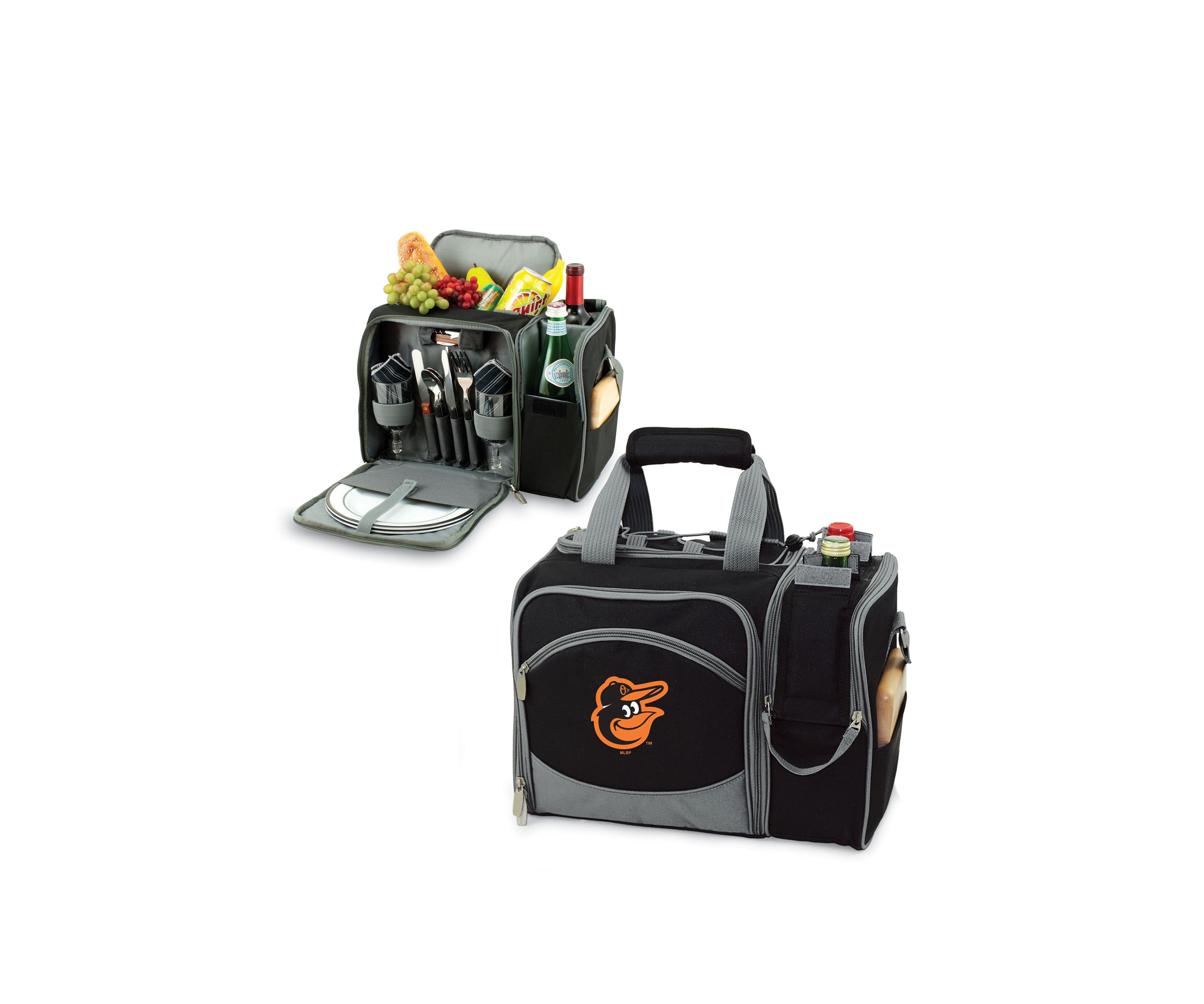 MLB Baltimore Orioles Malibu Picnic Basket Cooler