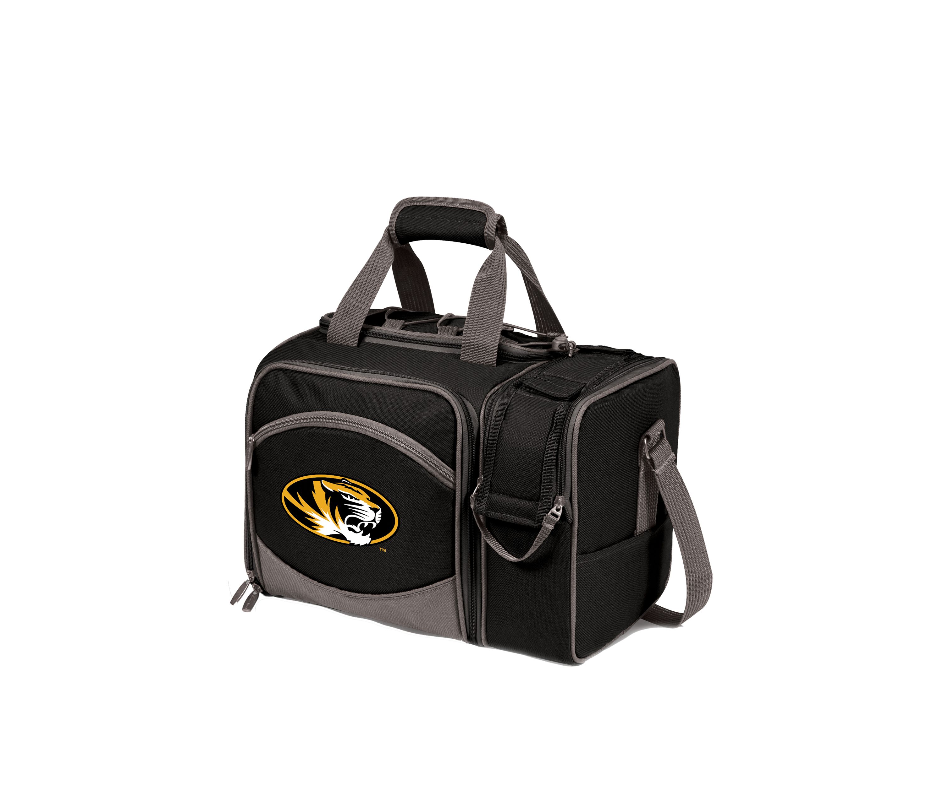 NCAA Mizzou Tigers Malibu Picnic Basket Cooler