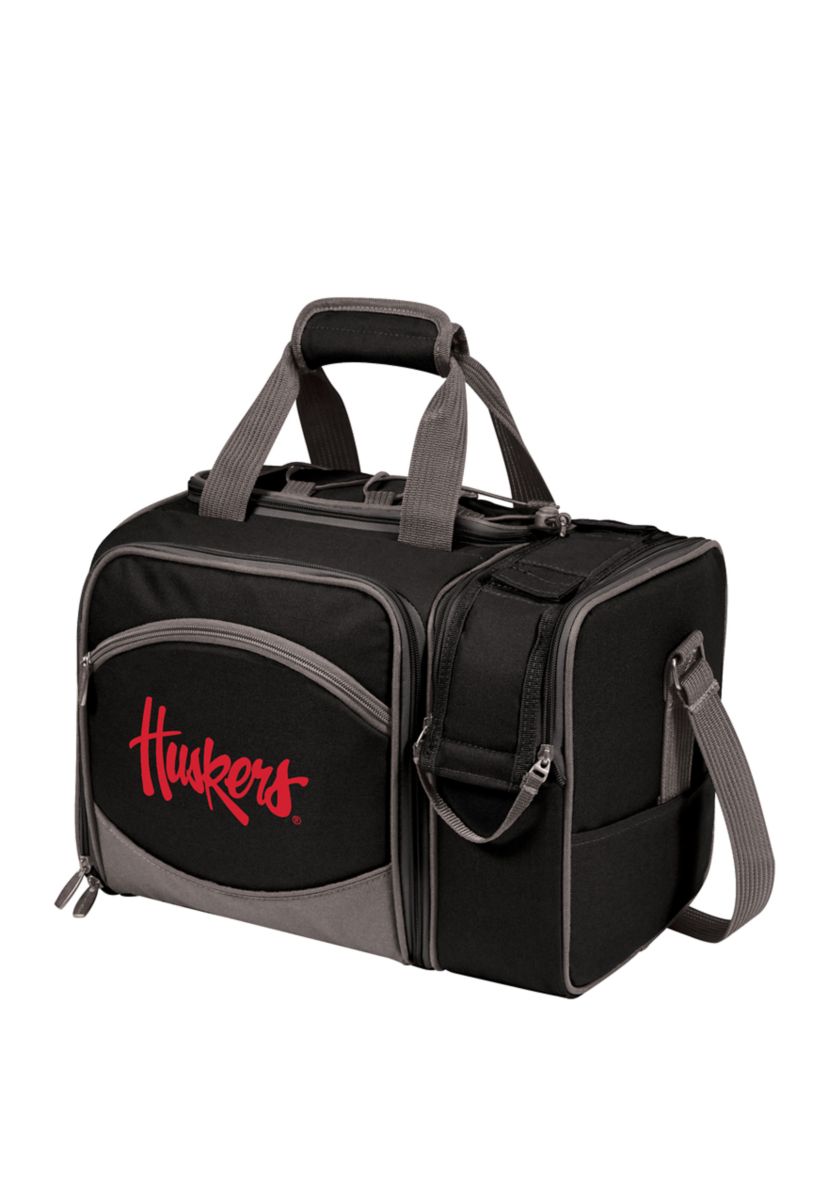 NCAA Nebraska Cornhuskers Malibu Picnic Basket Cooler