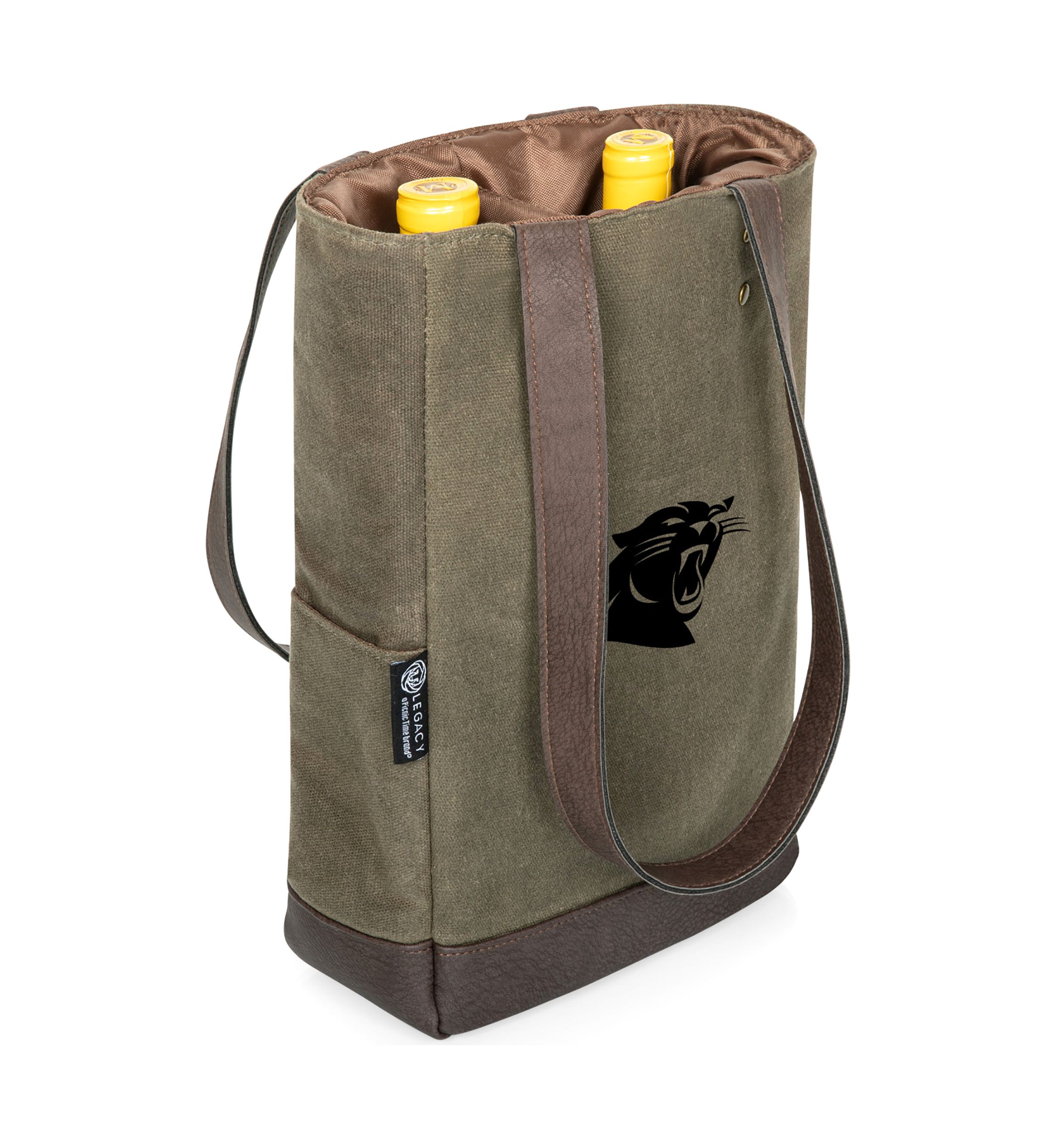 NFL Carolina Panthers 2 Bottle Insulated Wine Cooler Bag