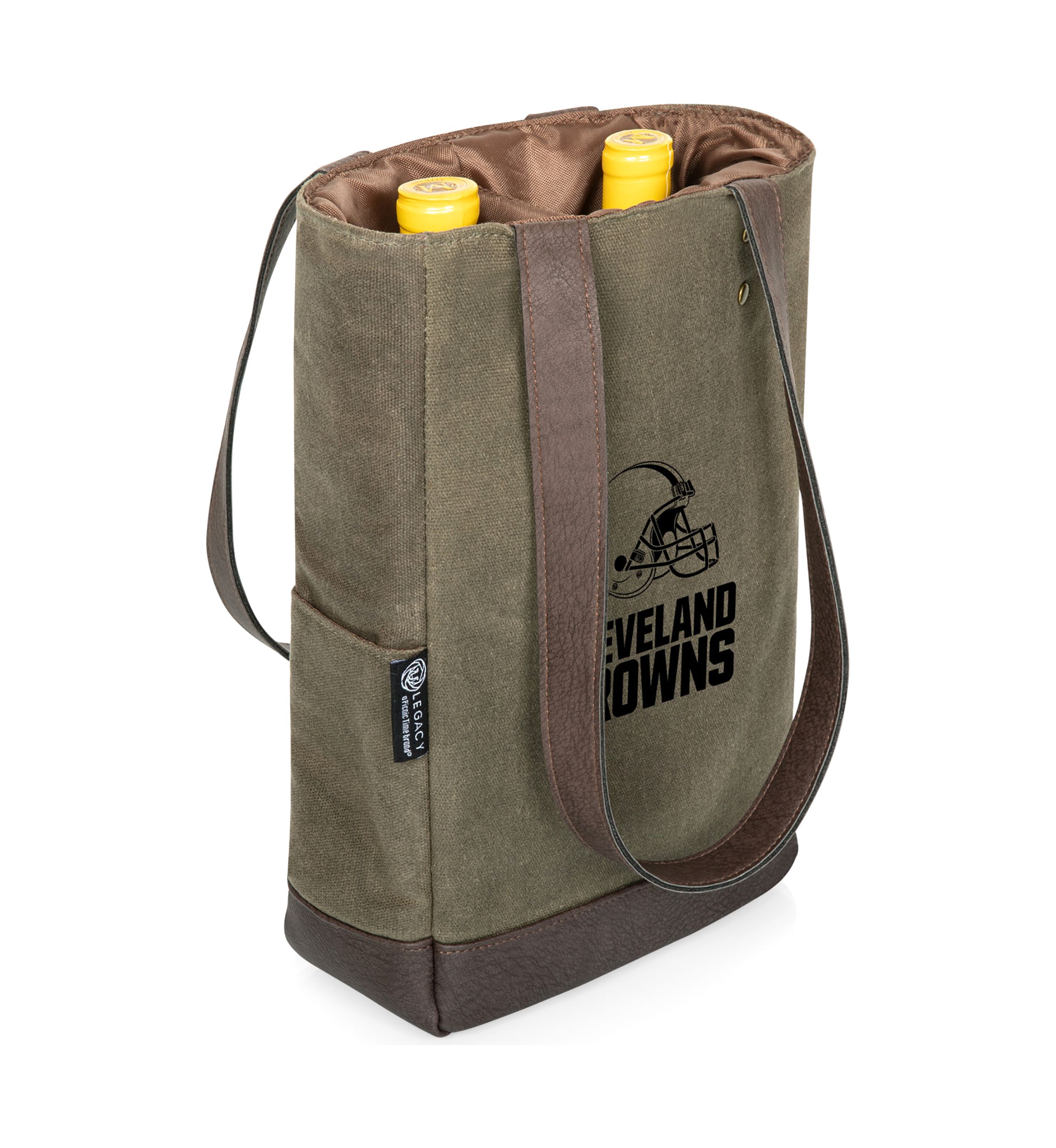 NFL Cleveland Browns 2 Bottle Insulated Wine Cooler Bag