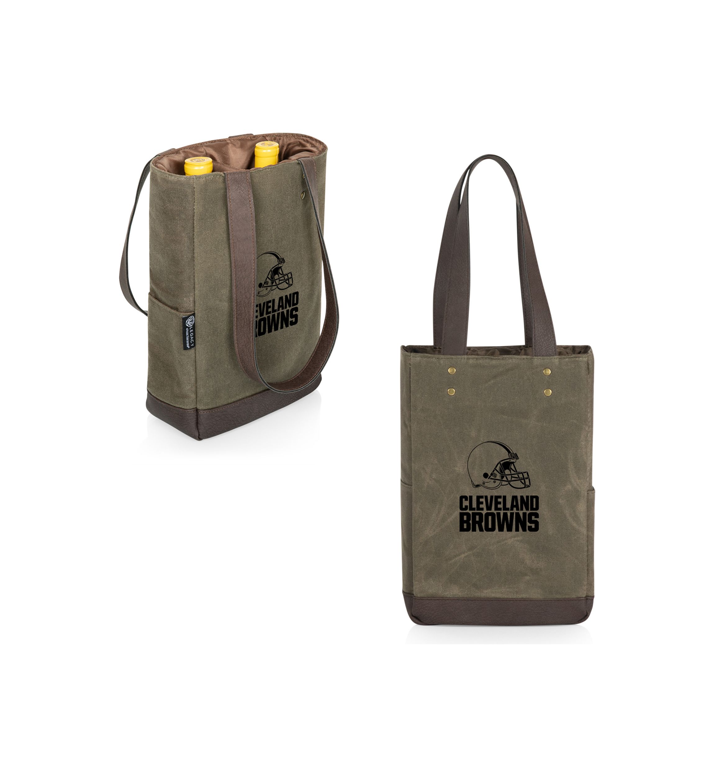 NFL Cleveland Browns 2 Bottle Insulated Wine Cooler Bag