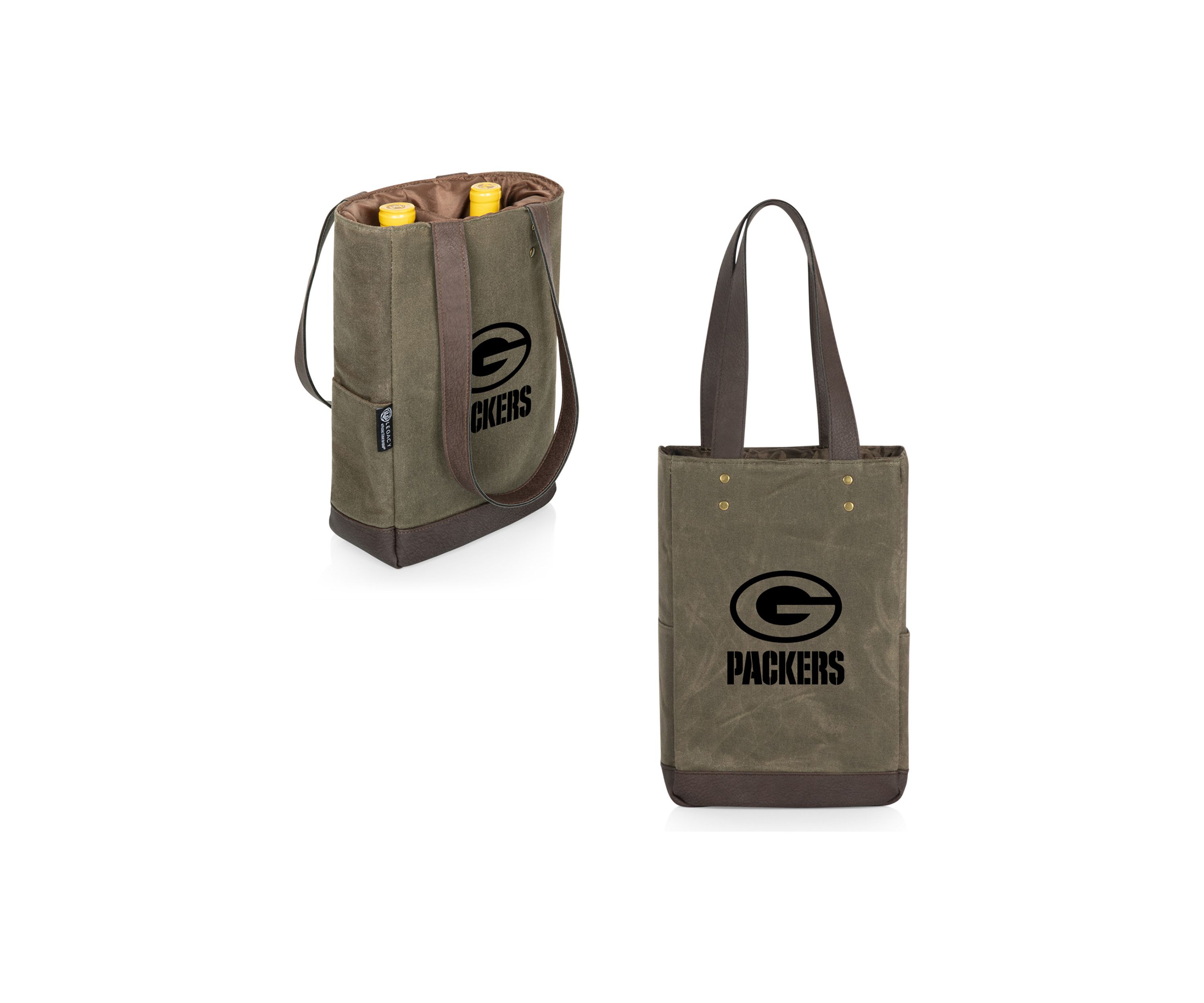 NFL Green Bay Packers 2 Bottle Insulated Wine Cooler Bag