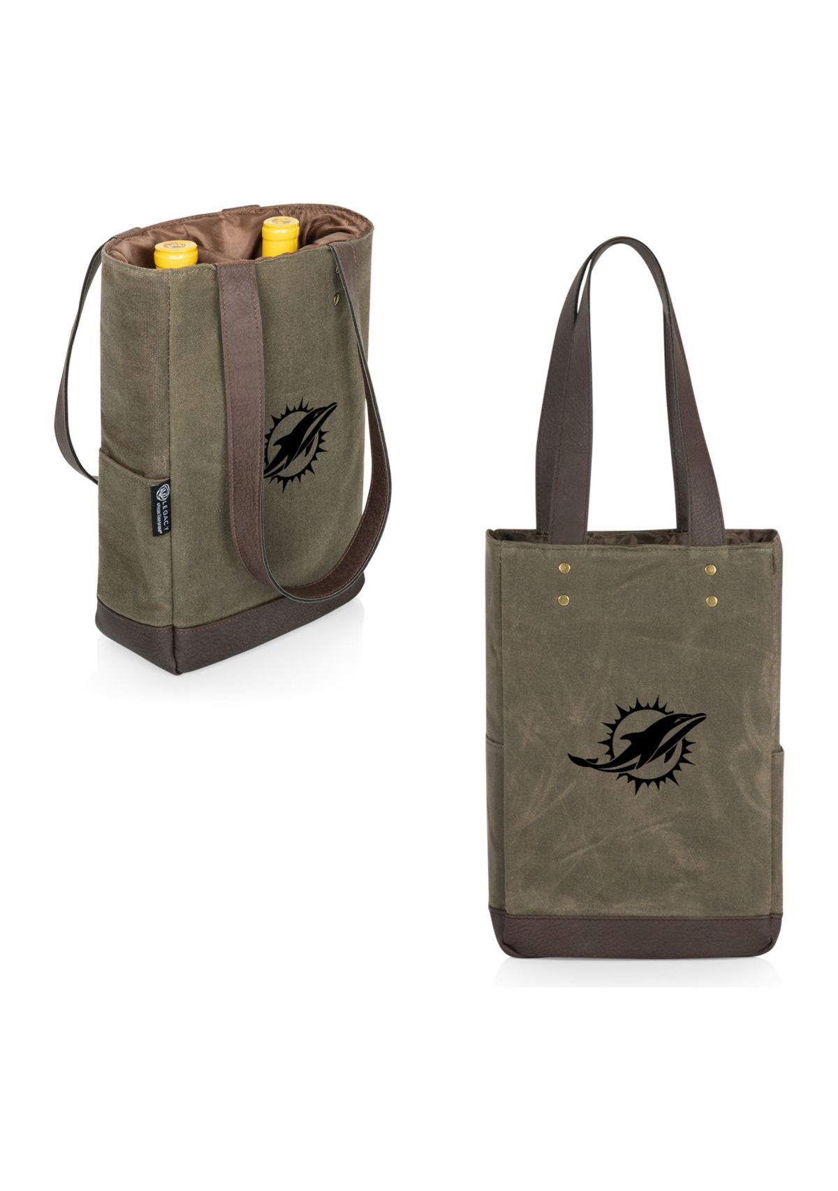 NFL Miami Dolphins 2 Bottle Insulated Wine Cooler Bag