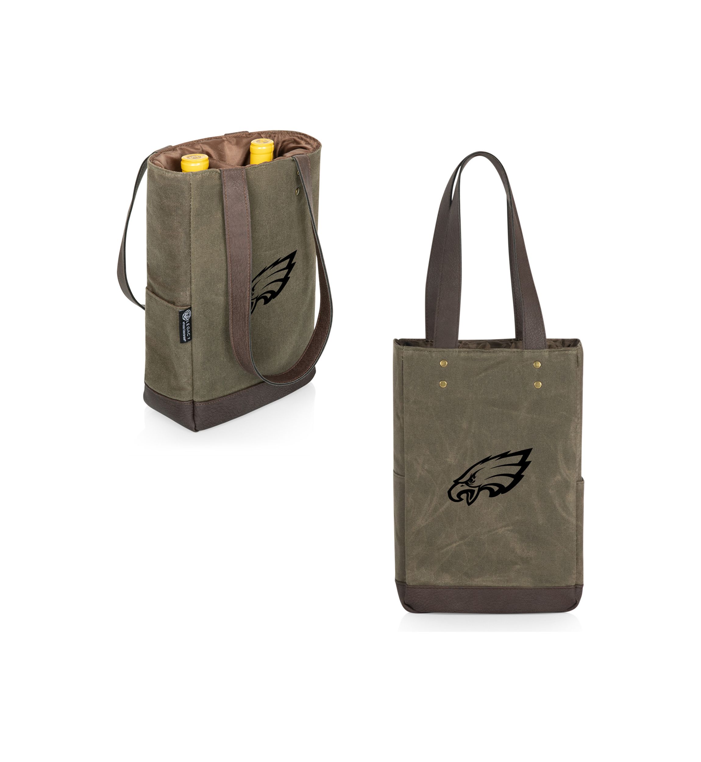 NFL Philadelphia Eagles 2 Bottle Insulated Wine Cooler Bag