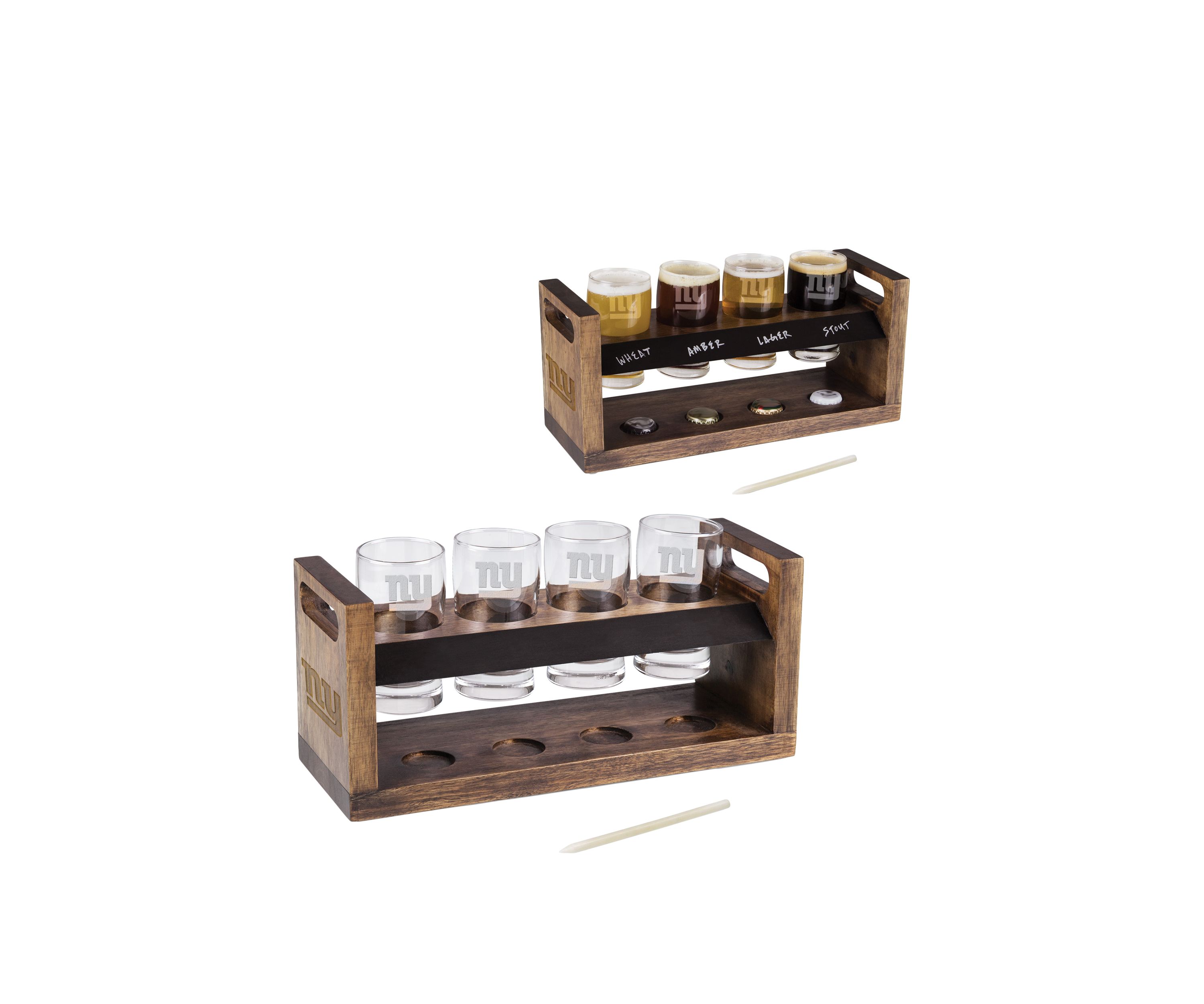 NFL New York Giants Craft Beer Flight Beverage Sampler
