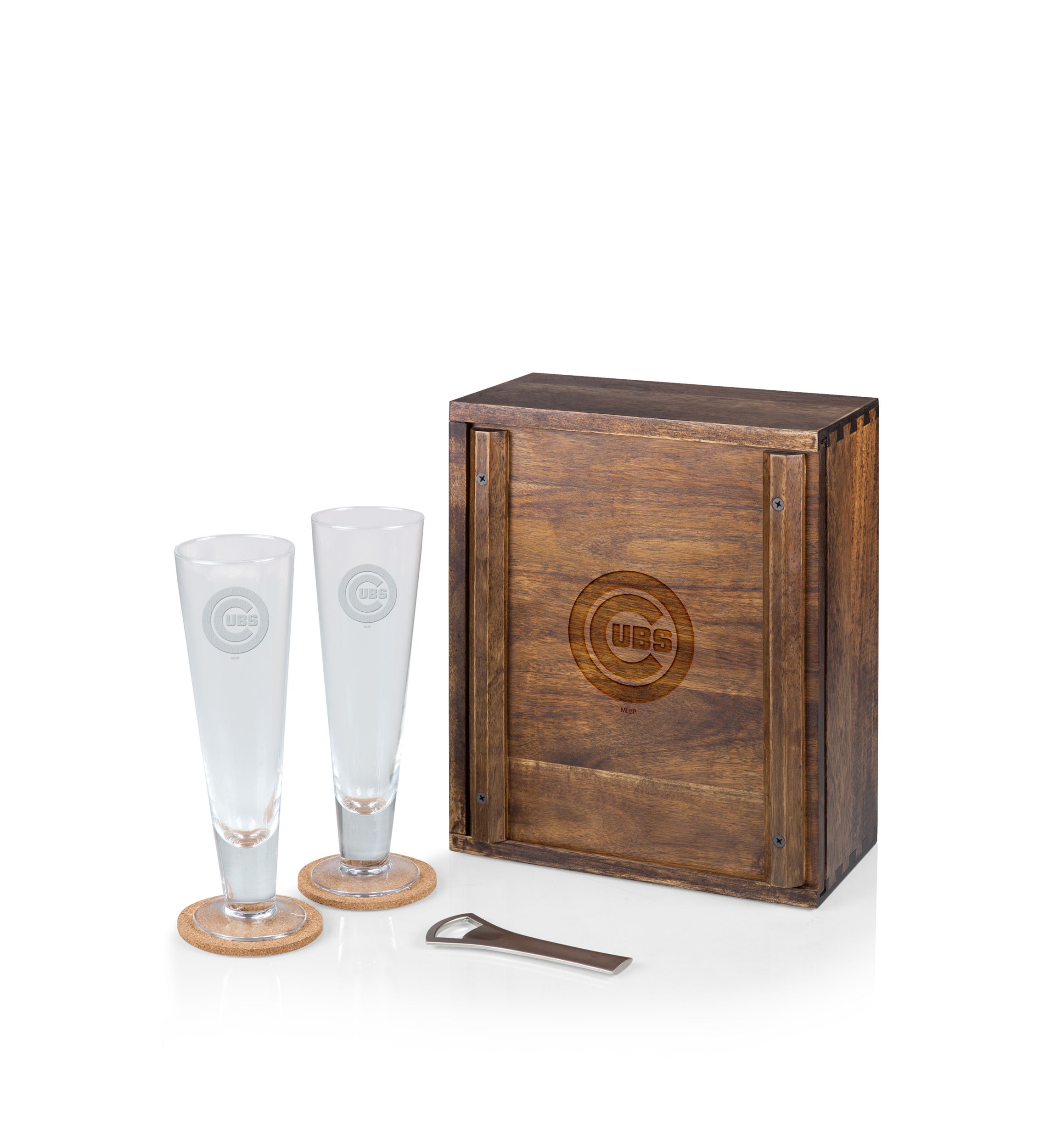 MLB Chicago Cubs Pilsner Beer Glass Gift Set