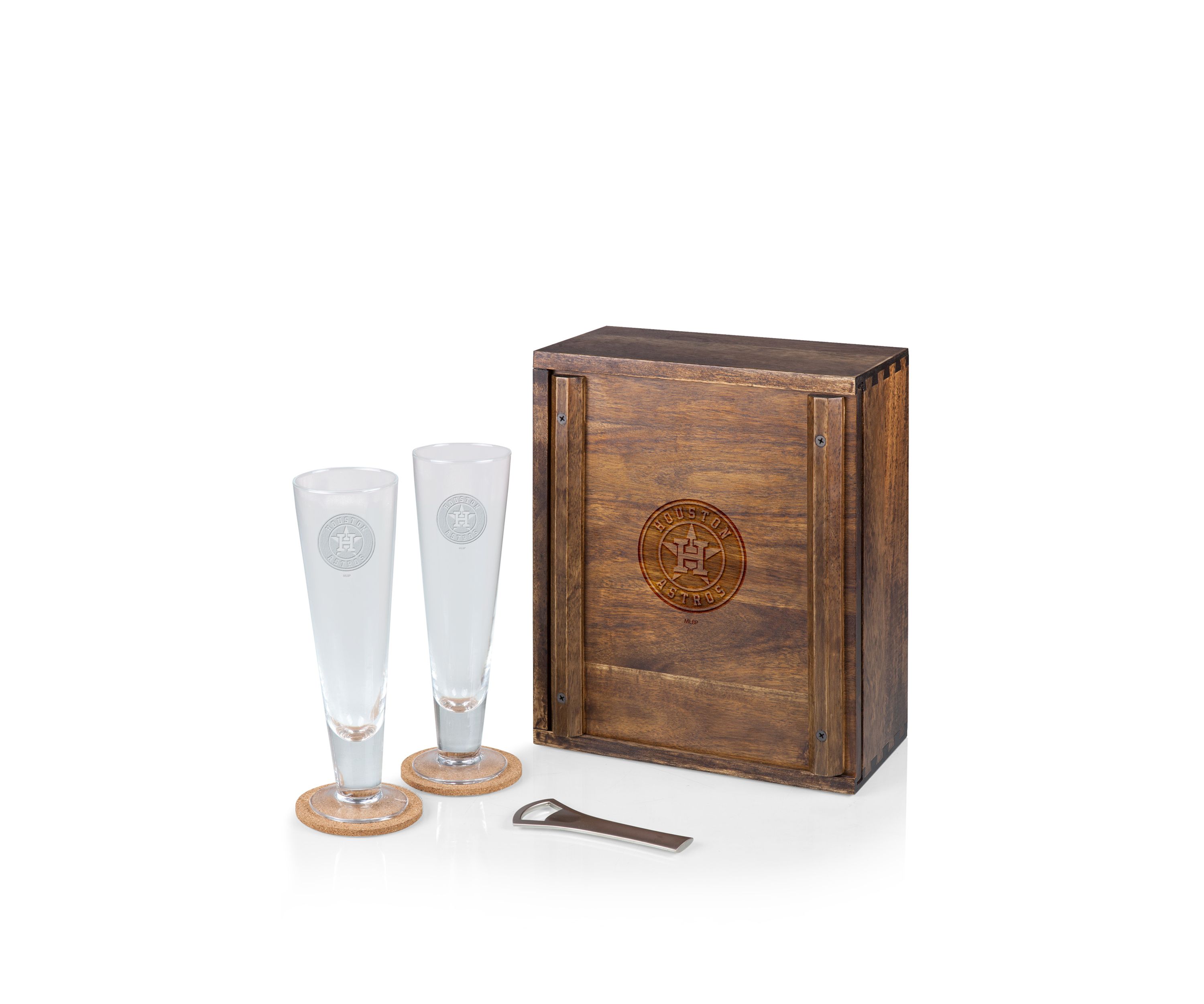 MLB Houston Astros Pilsner Beer Glass Gift Set