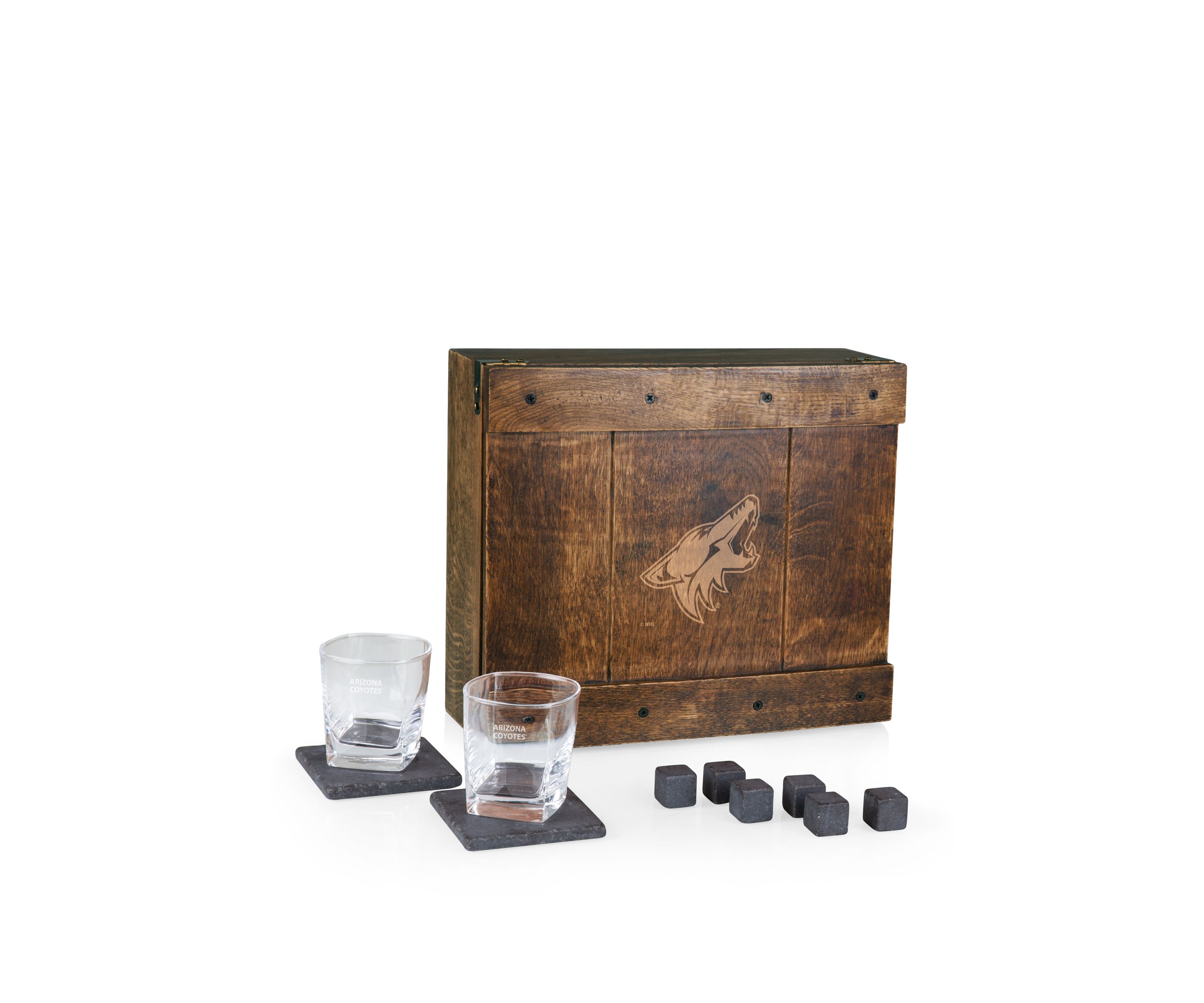 NHL Arizona Coyotes Whiskey Box Gift Set