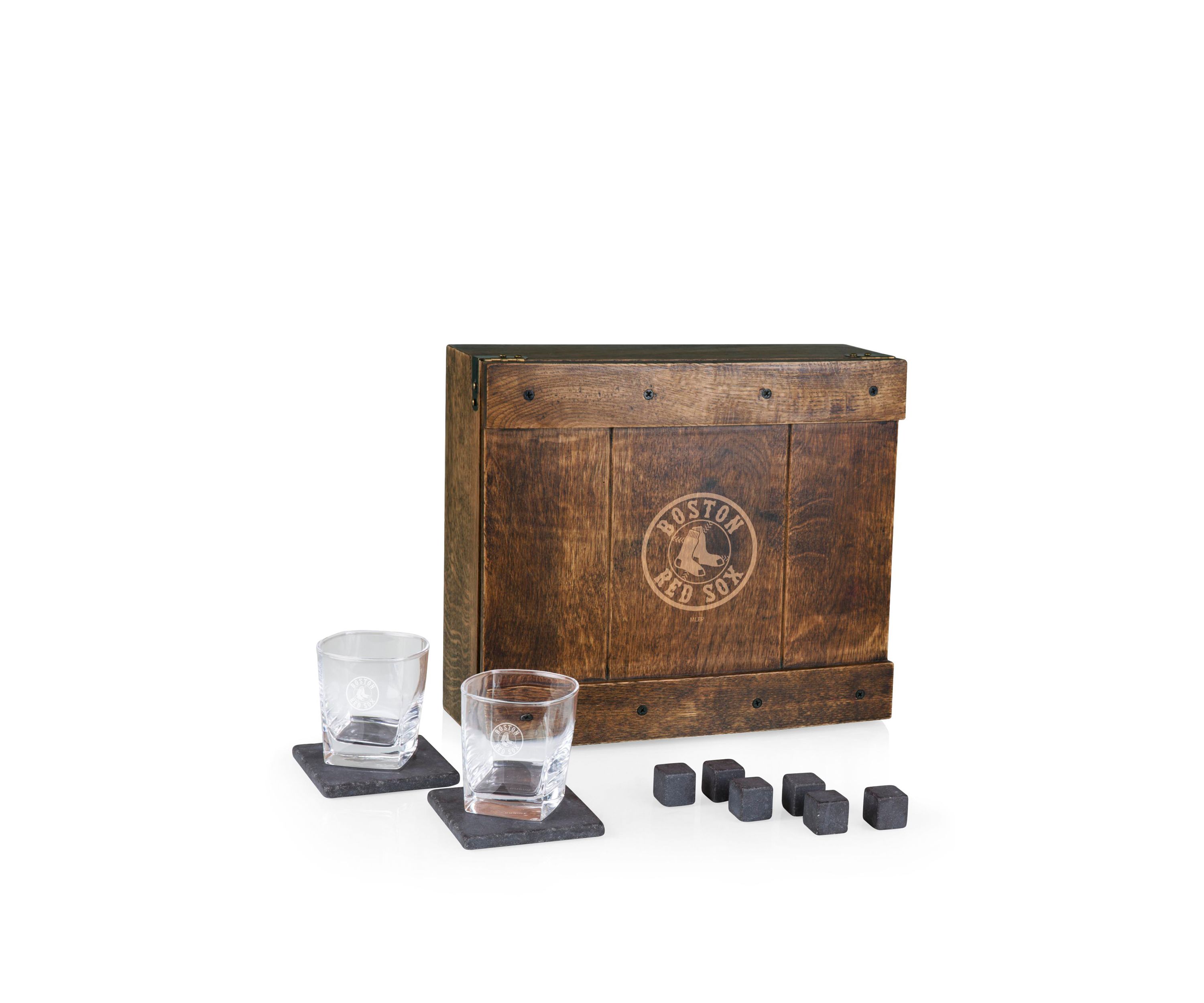 MLB Boston Red Sox Whiskey Box Gift Set