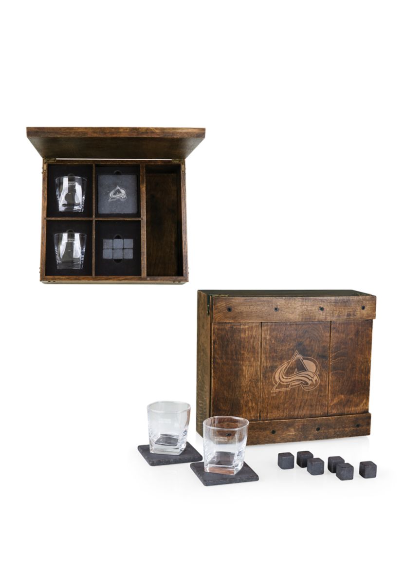 NHL Colorado Avalanche Whiskey Box Gift Set