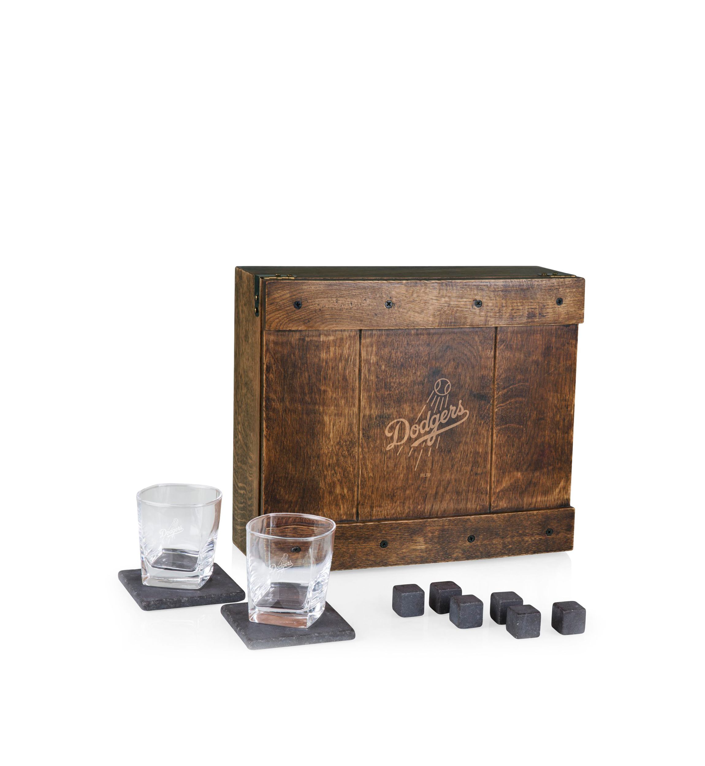 MLB Los Angeles Dodgers Whiskey Box Gift Set