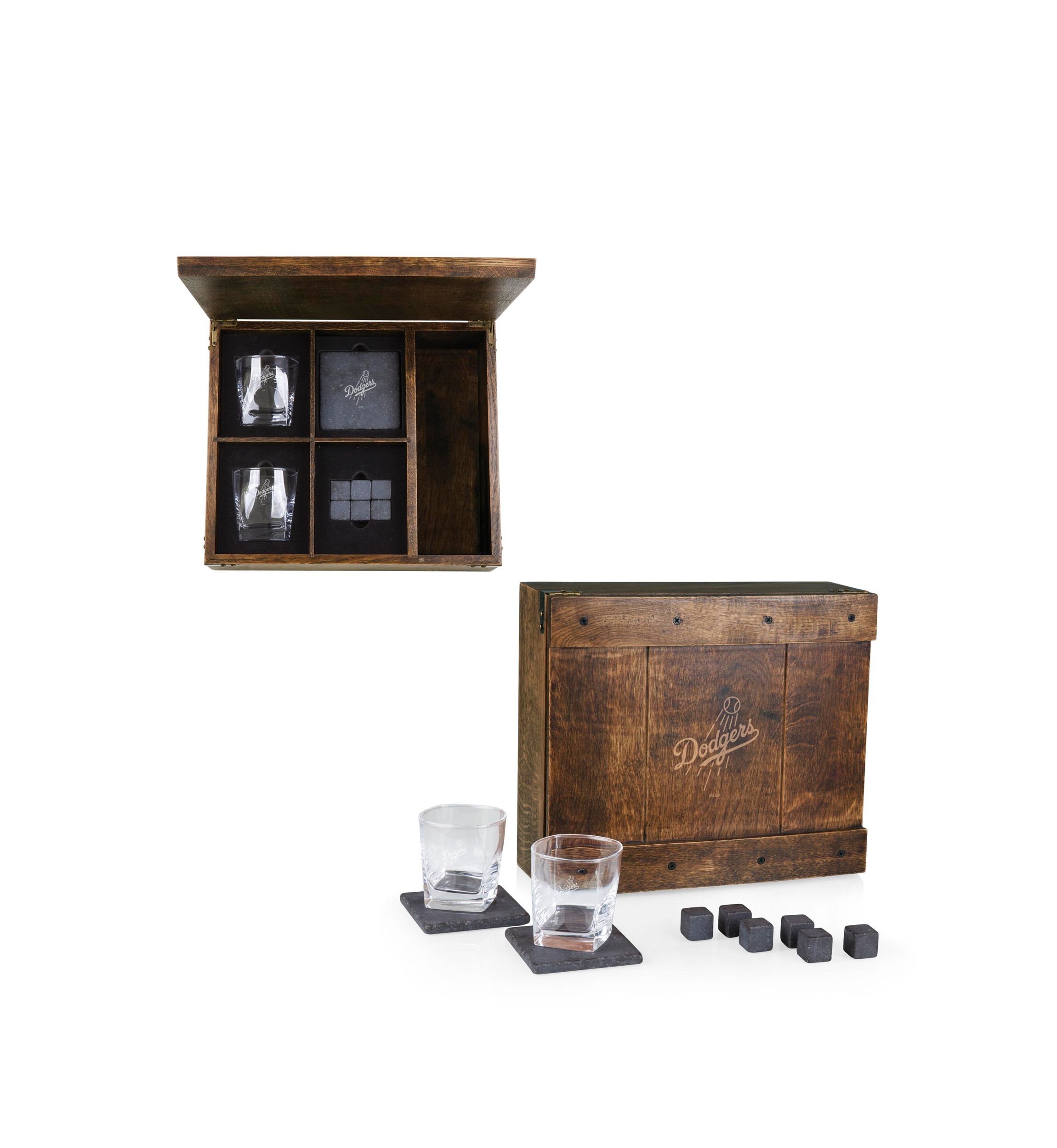 MLB Los Angeles Dodgers Whiskey Box Gift Set