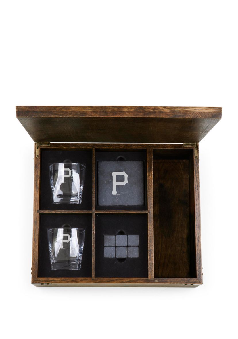 MLB Pittsburgh Pirates Whiskey Box Gift Set