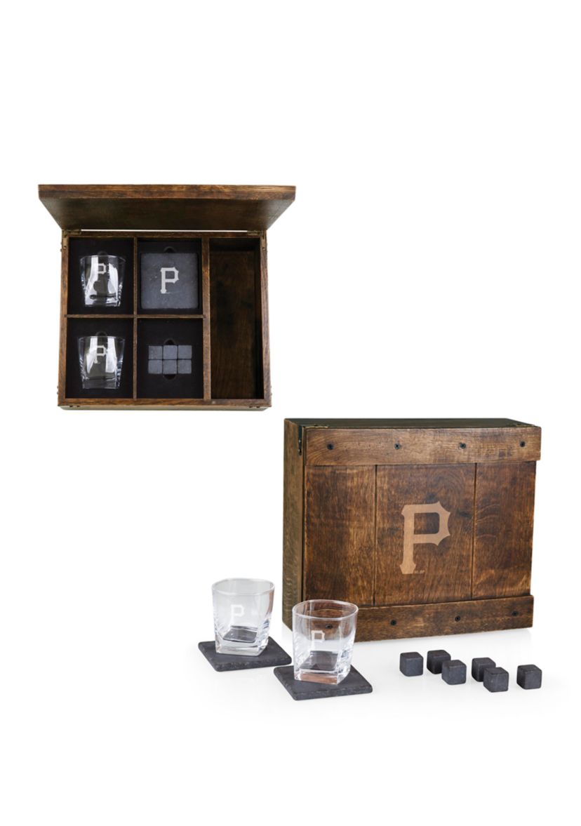 MLB Pittsburgh Pirates Whiskey Box Gift Set
