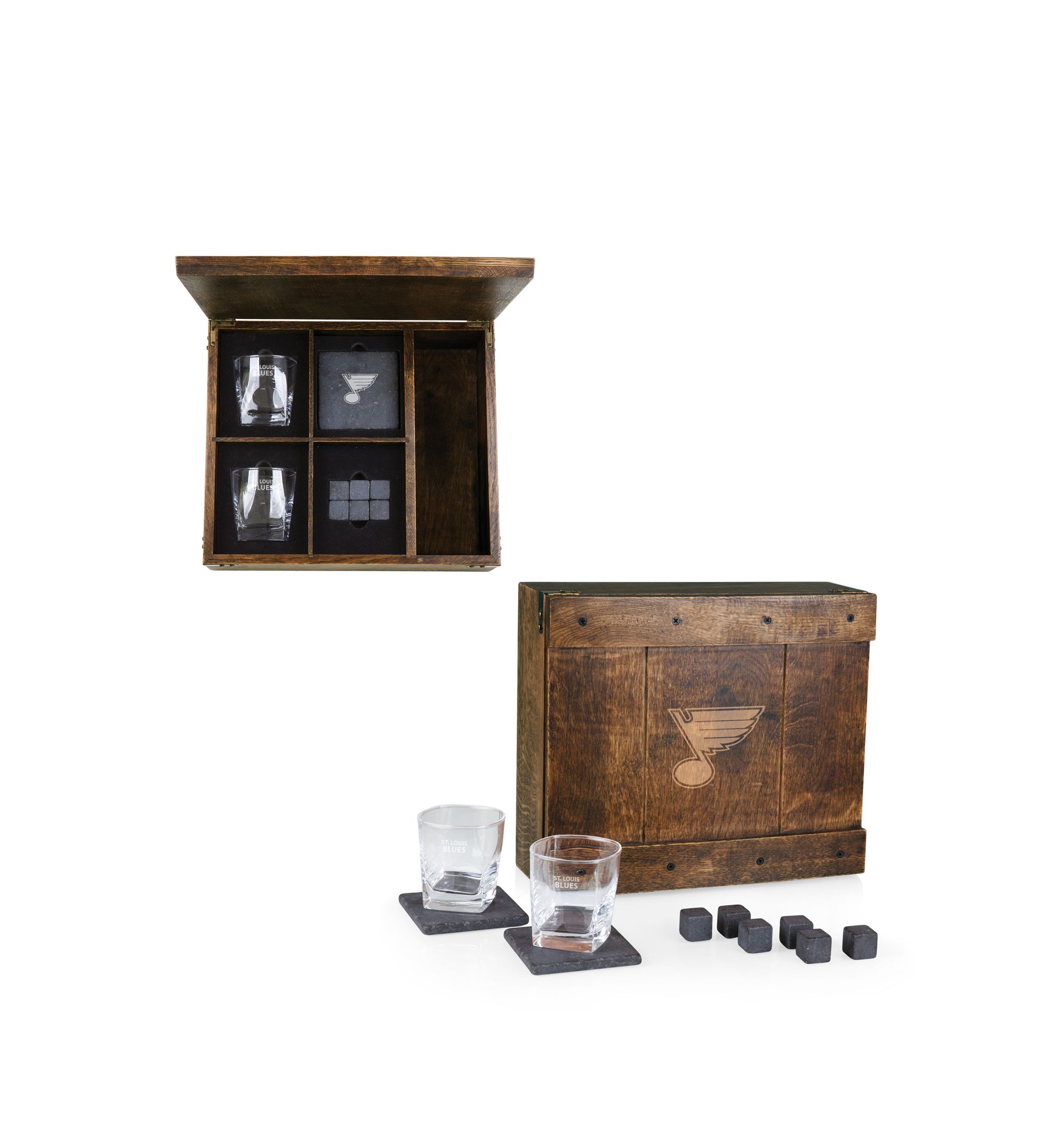 NHL St. Louis Blues Whiskey Box Gift Set