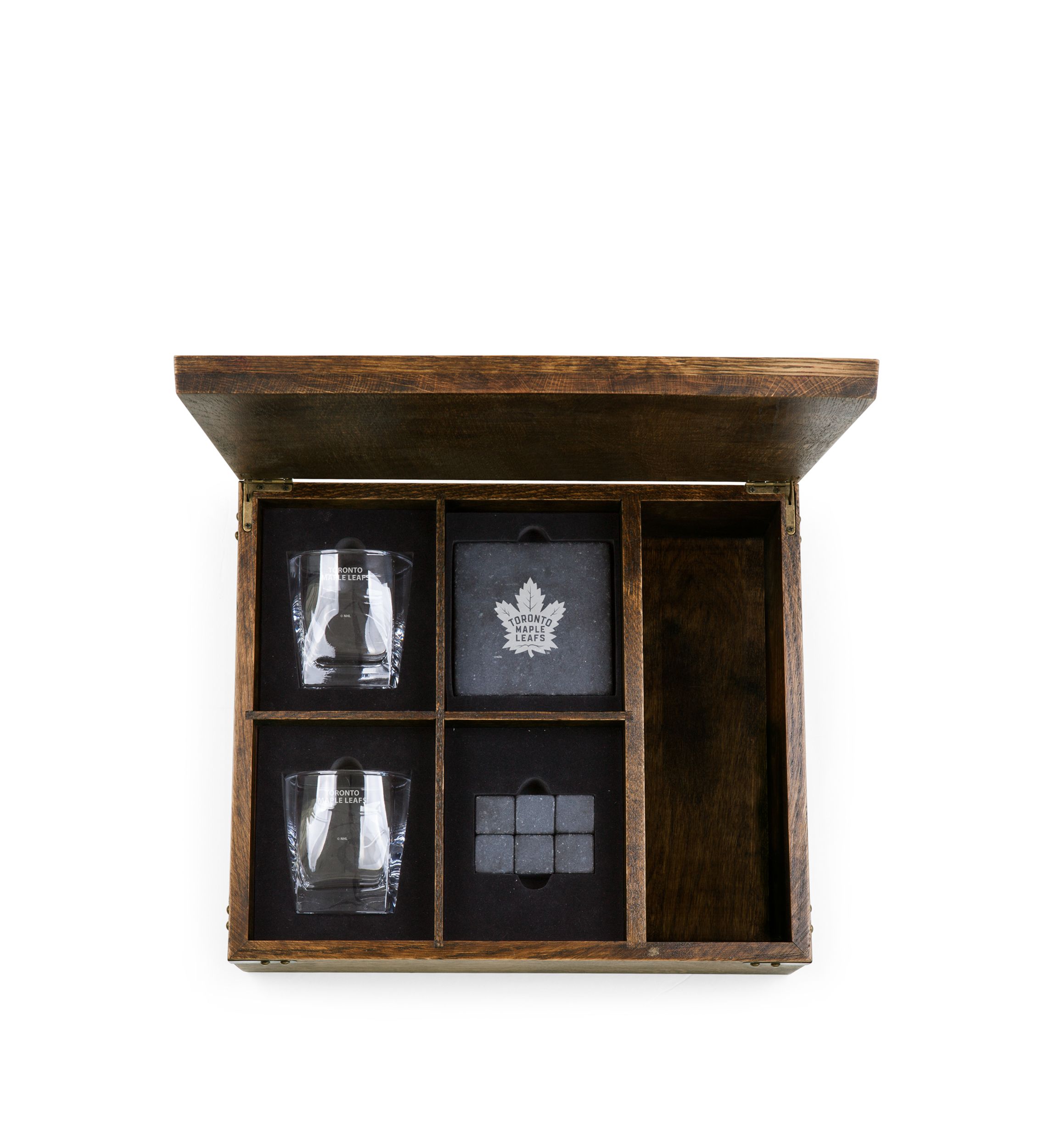 NHL Toronto Maple Leafs Whiskey Box Gift Set
