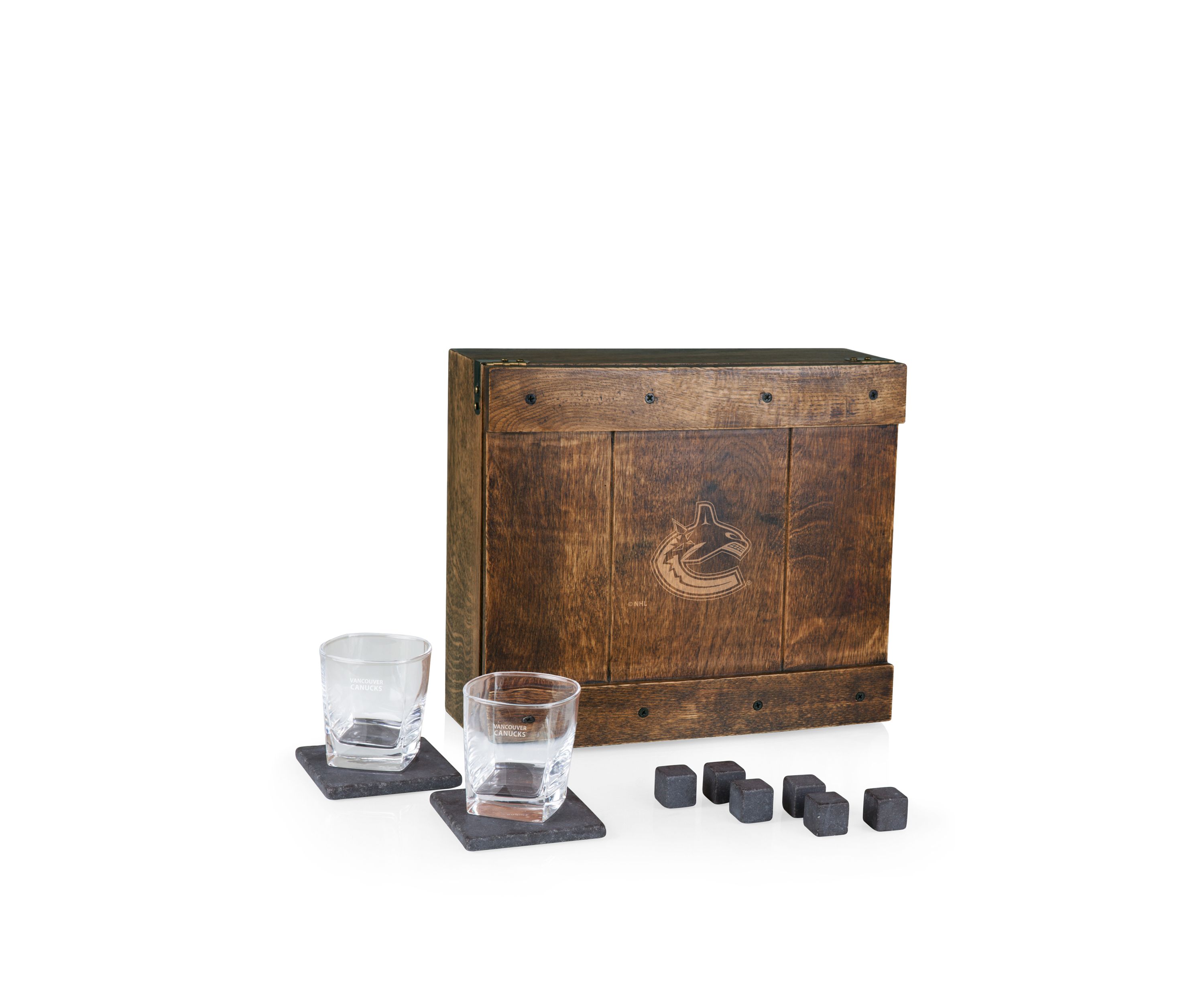 NHL Vancouver Canucks Whiskey Box Gift Set
