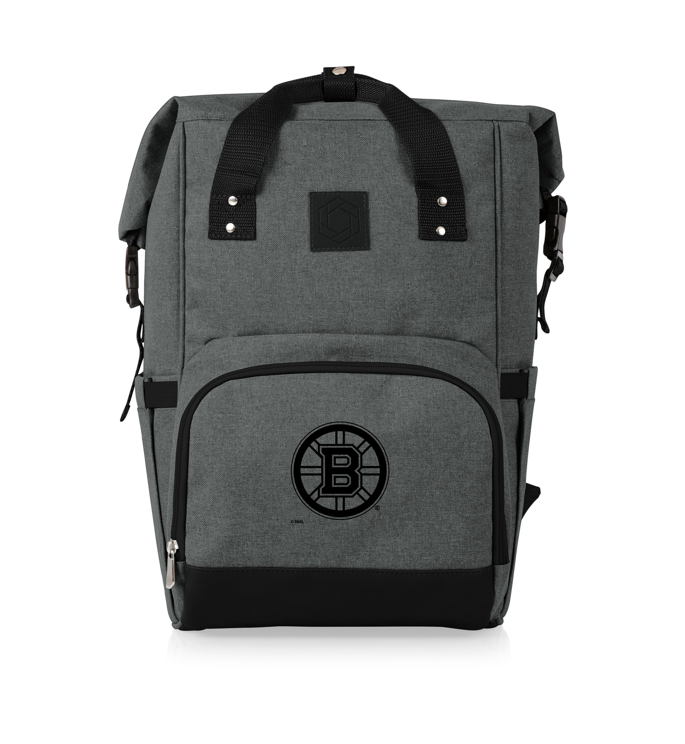 NHL Boston Bruins On The Go Roll-Top Cooler Backpack