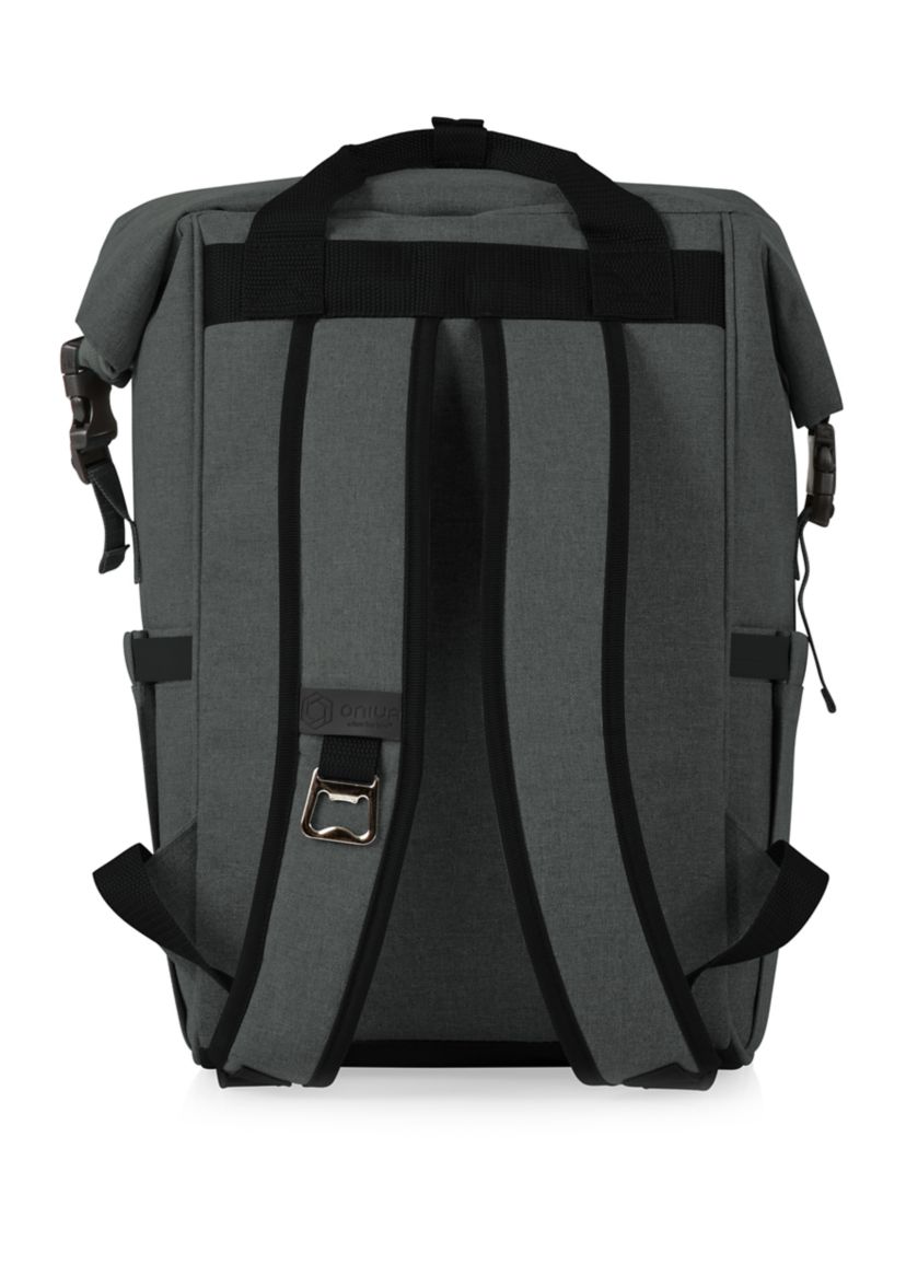 NHL Boston Bruins On The Go Roll-Top Cooler Backpack
