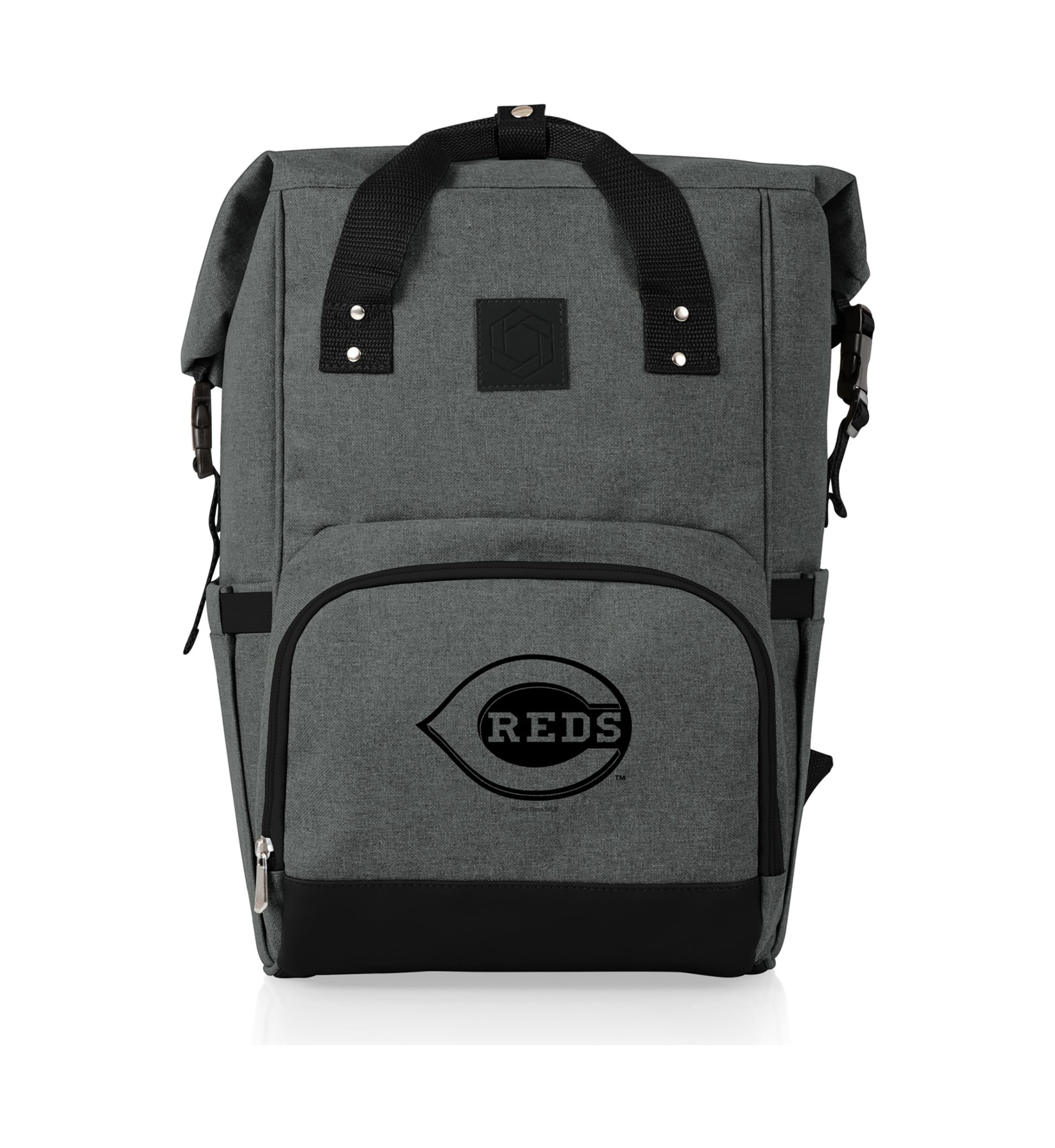 MLB Cincinnati Reds On The Go Roll-Top Cooler Backpack