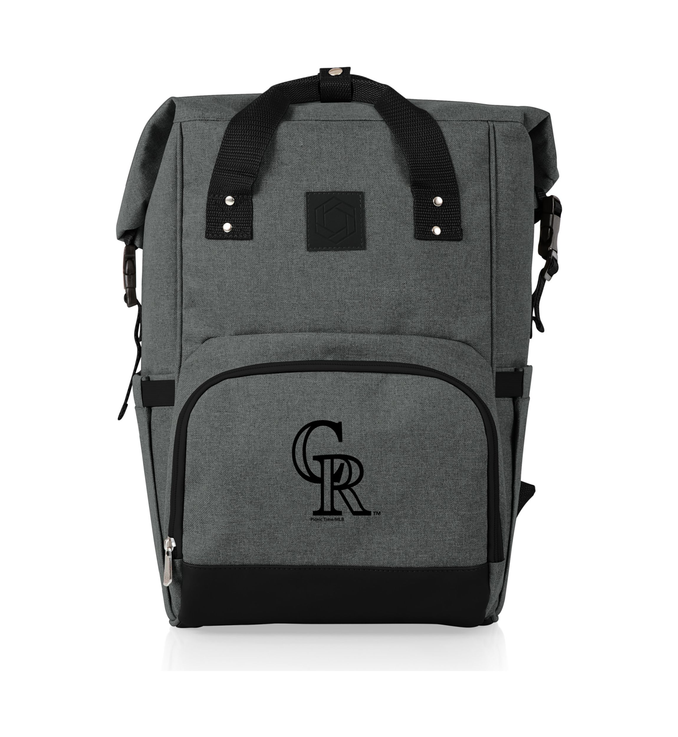MLB Colorado Rockies On The Go Roll-Top Cooler Backpack