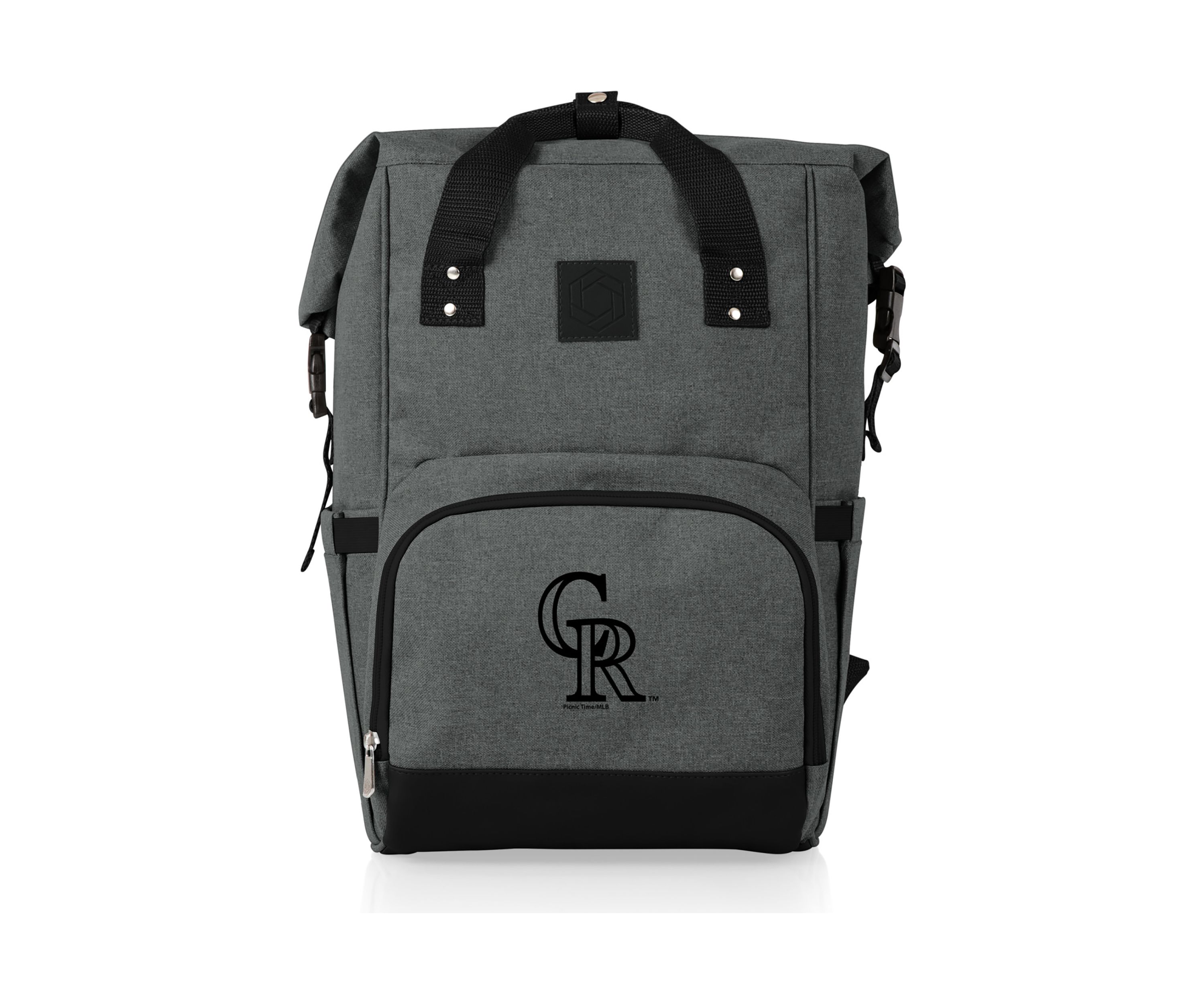 MLB Colorado Rockies On The Go Roll-Top Cooler Backpack