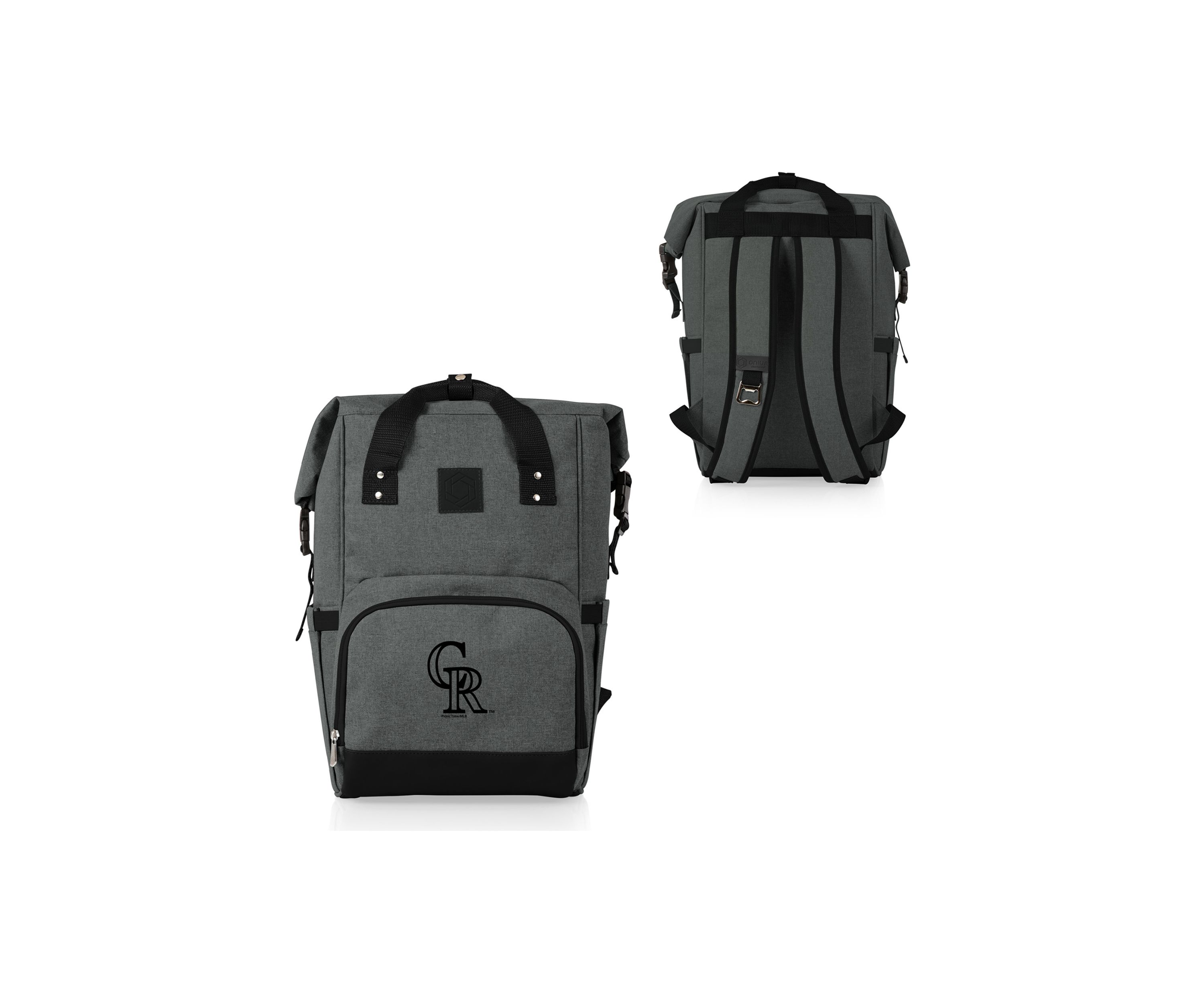 MLB Colorado Rockies On The Go Roll-Top Cooler Backpack