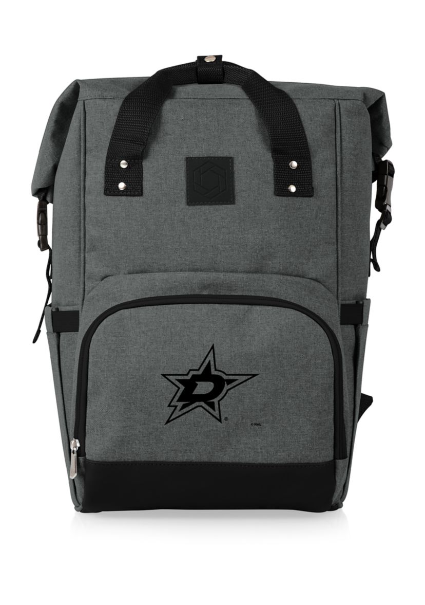 NHL Dallas Stars On The Go Roll-Top Cooler Backpack