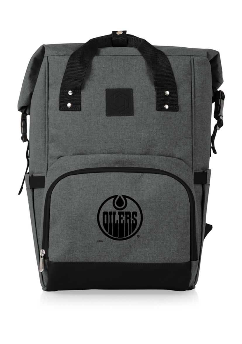 NHL Edmonton Oilers On The Go Roll-Top Cooler Backpack