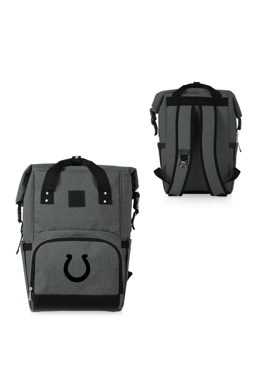 NFL Indianapolis Colts On The Go Roll-Top Cooler Backpack