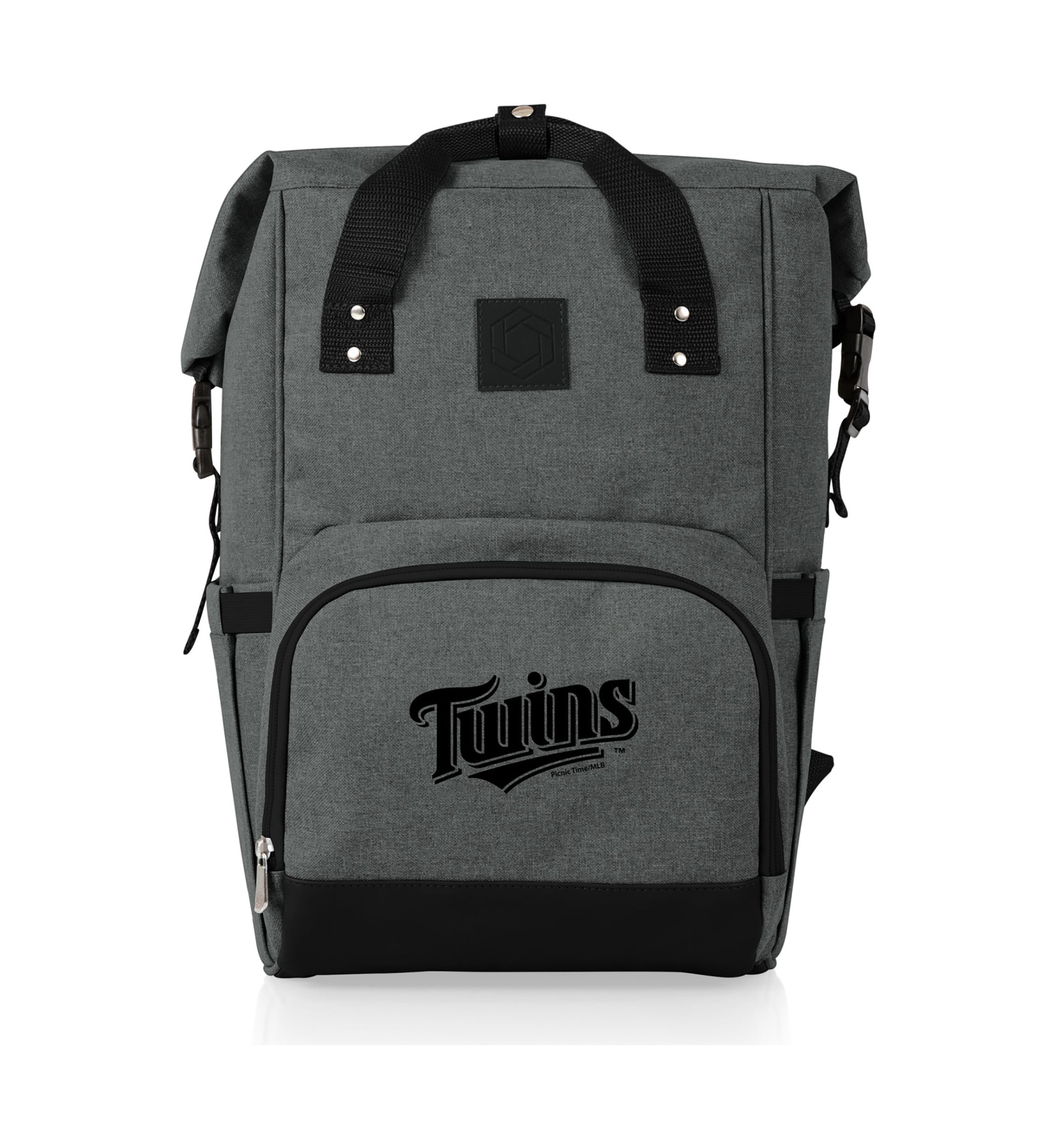 MLB Minnesota Twins On The Go Roll-Top Cooler Backpack