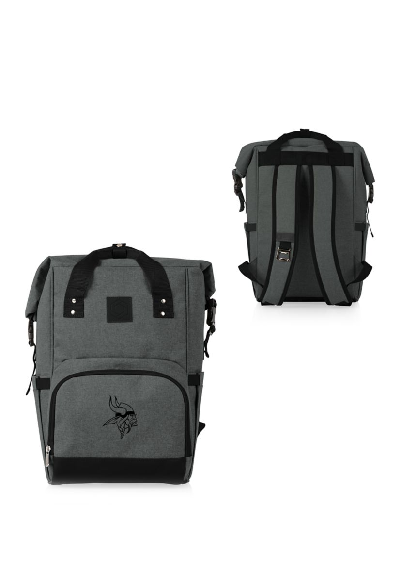 NFL Minnesota Vikings On The Go Roll-Top Cooler Backpack