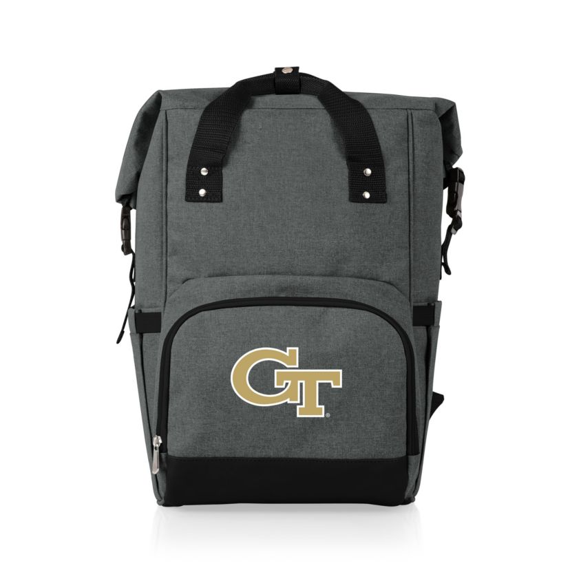 NCAA Georgia Tech Yellow Jackets On The Go Roll Top Cooler Backpack