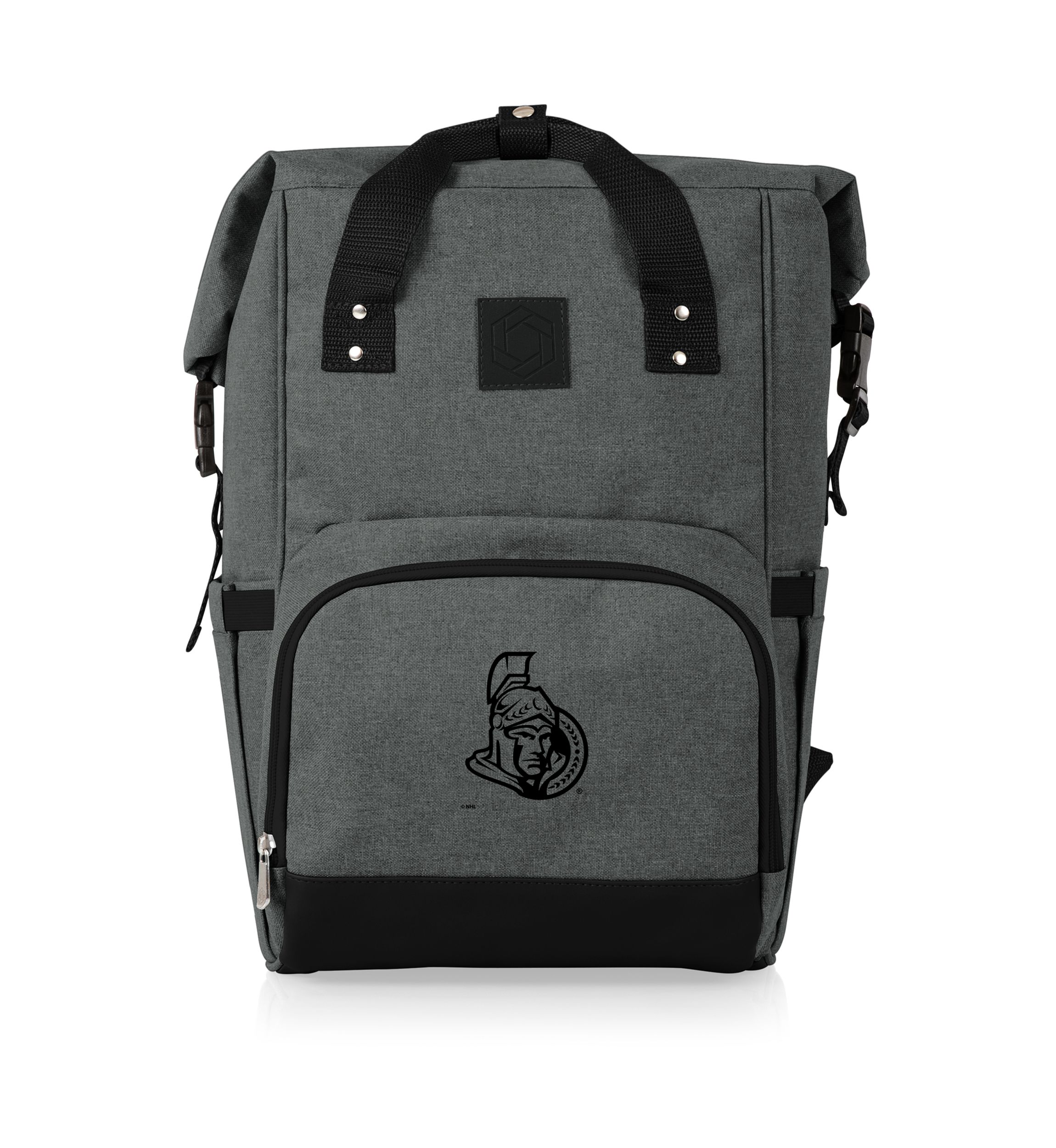NHL Ottawa Senators On The Go Roll-Top Cooler Backpack