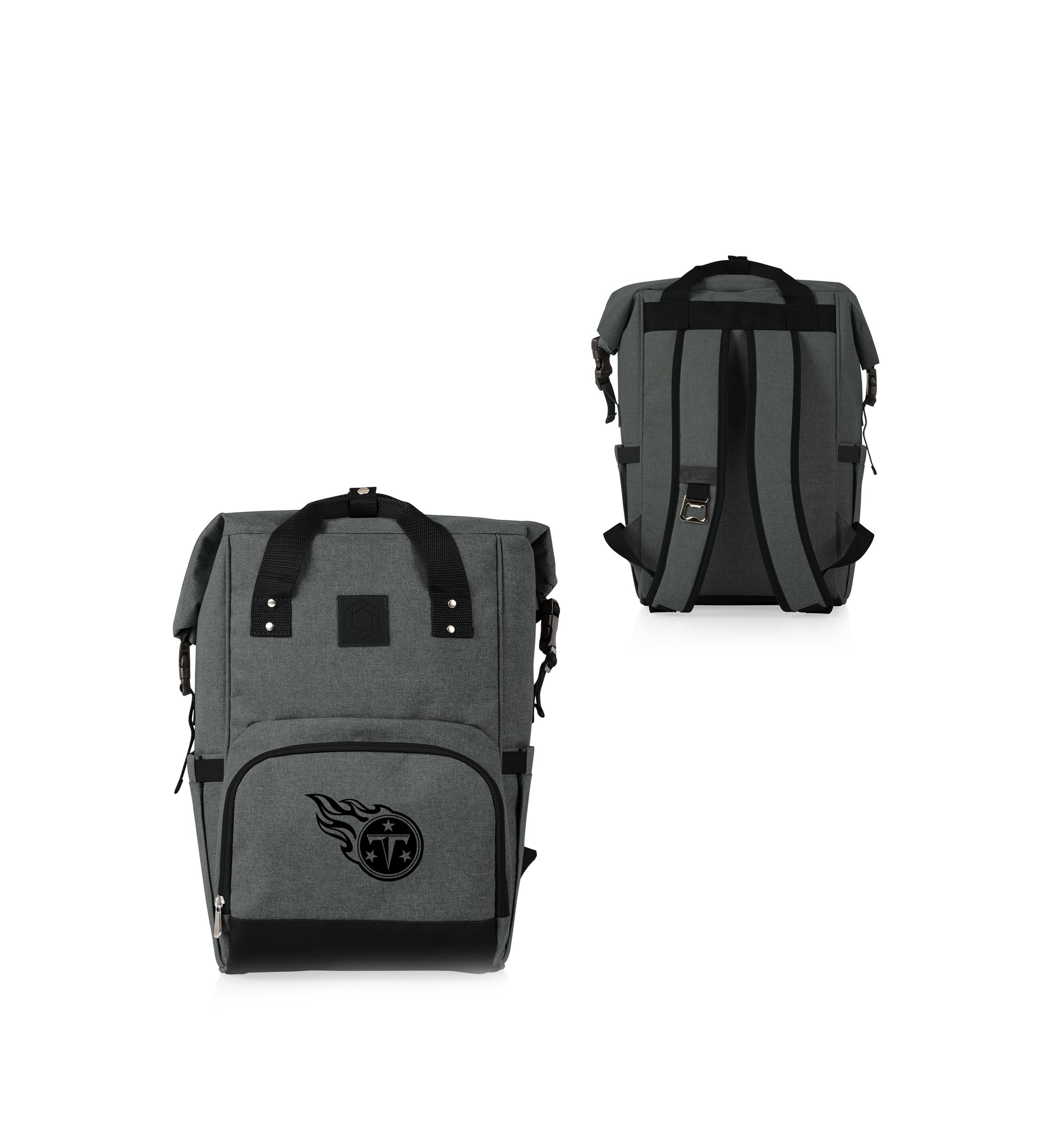 NFL Tennessee Titans On The Go Roll-Top Cooler Backpack