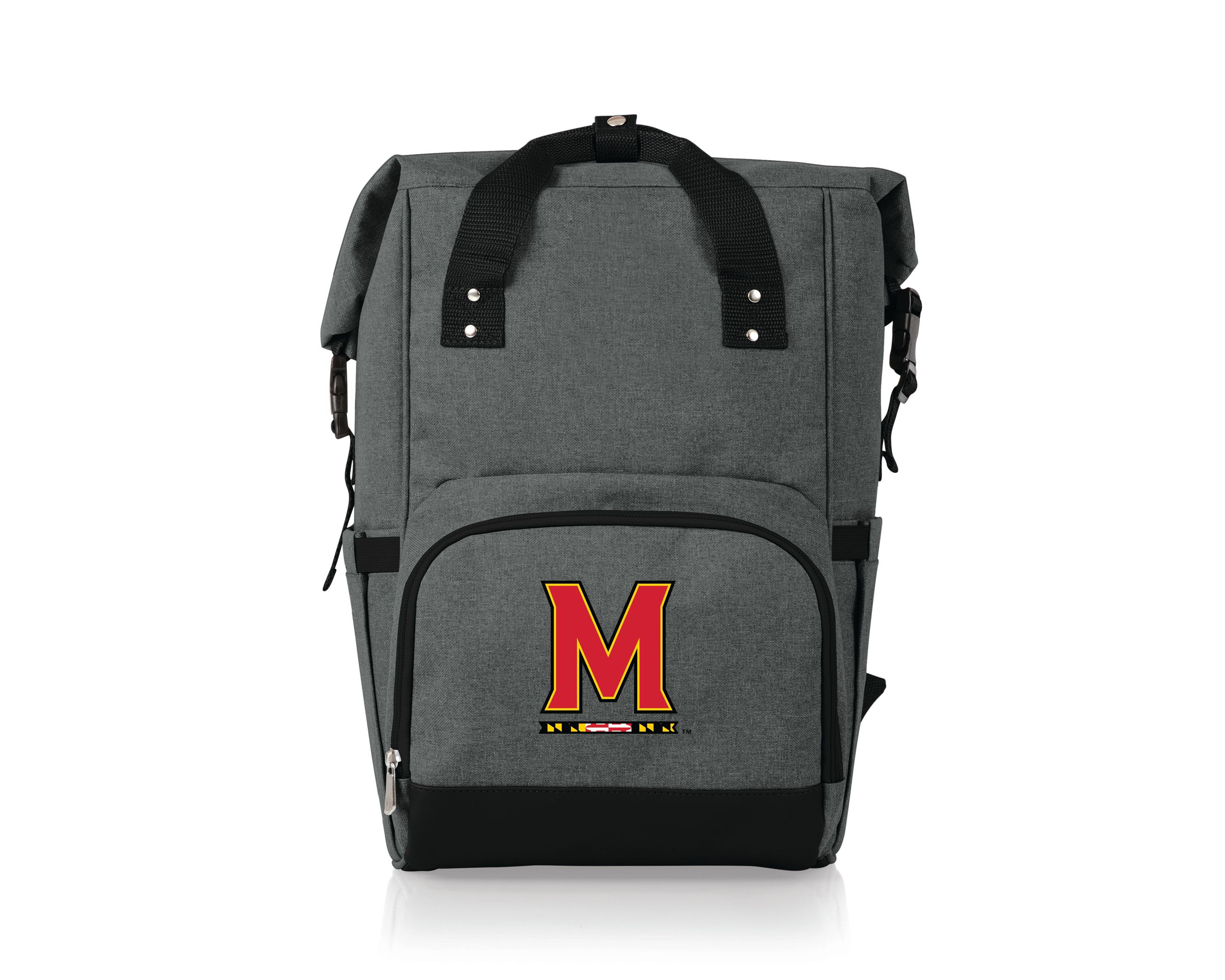 NCAA Maryland Terrapins On The Go Roll Top Cooler Backpack