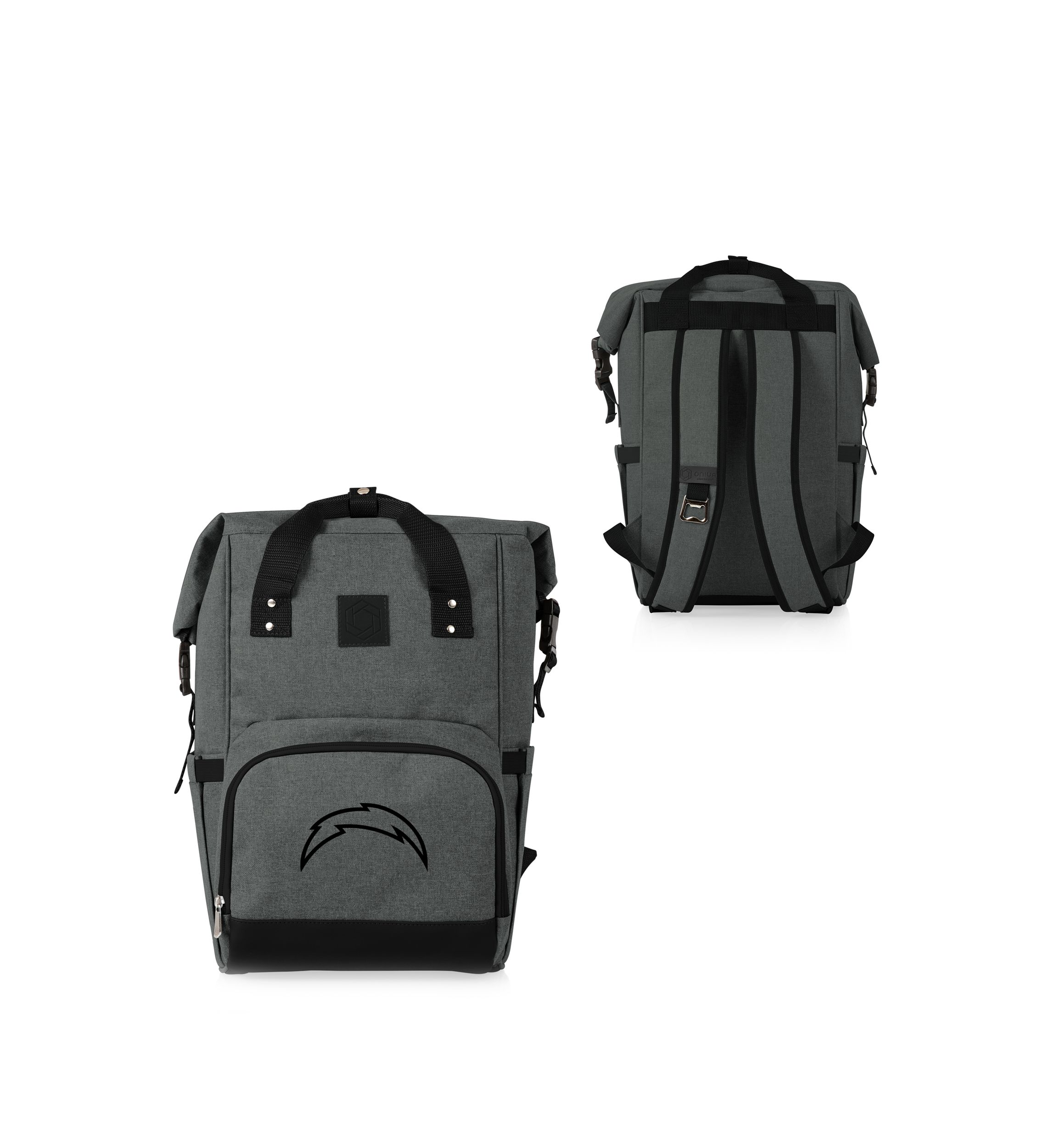 NFL Los Angeles Chargers On The Go Roll-Top Cooler Backpack