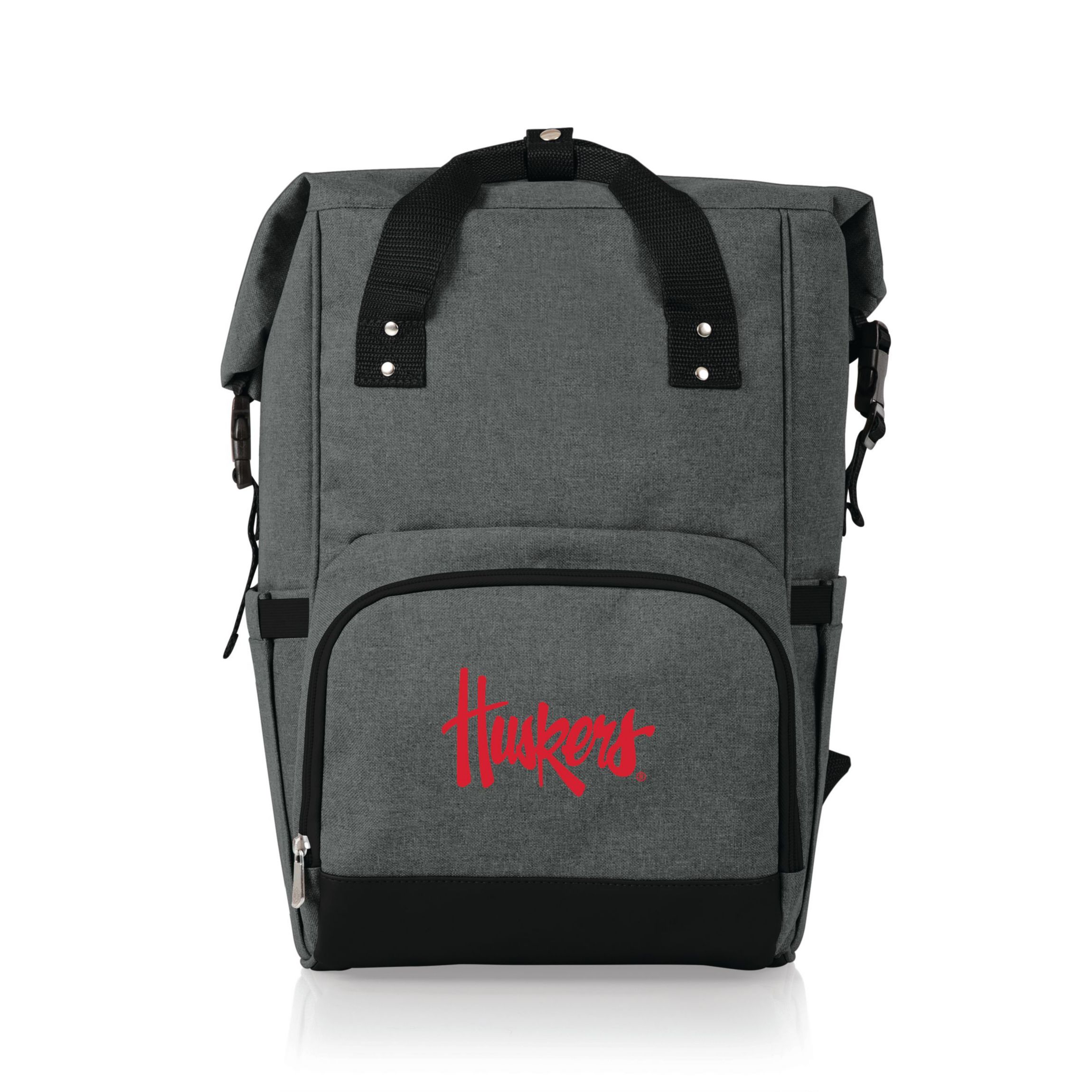 NCAA Nebraska Cornhuskers On The Go Roll Top Cooler Backpack
