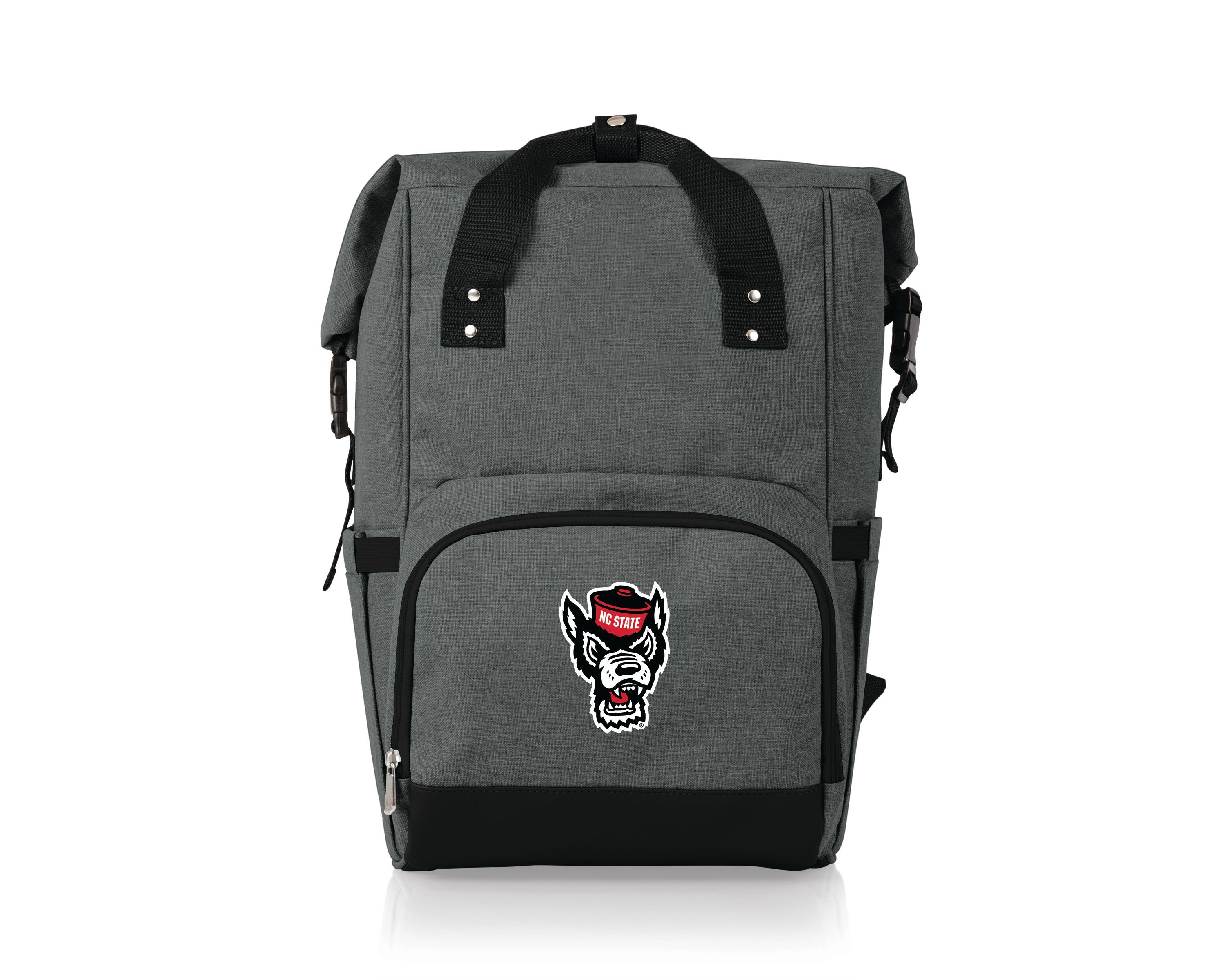 NCAA NC State Wolfpack On The Go Roll Top Cooler Backpack