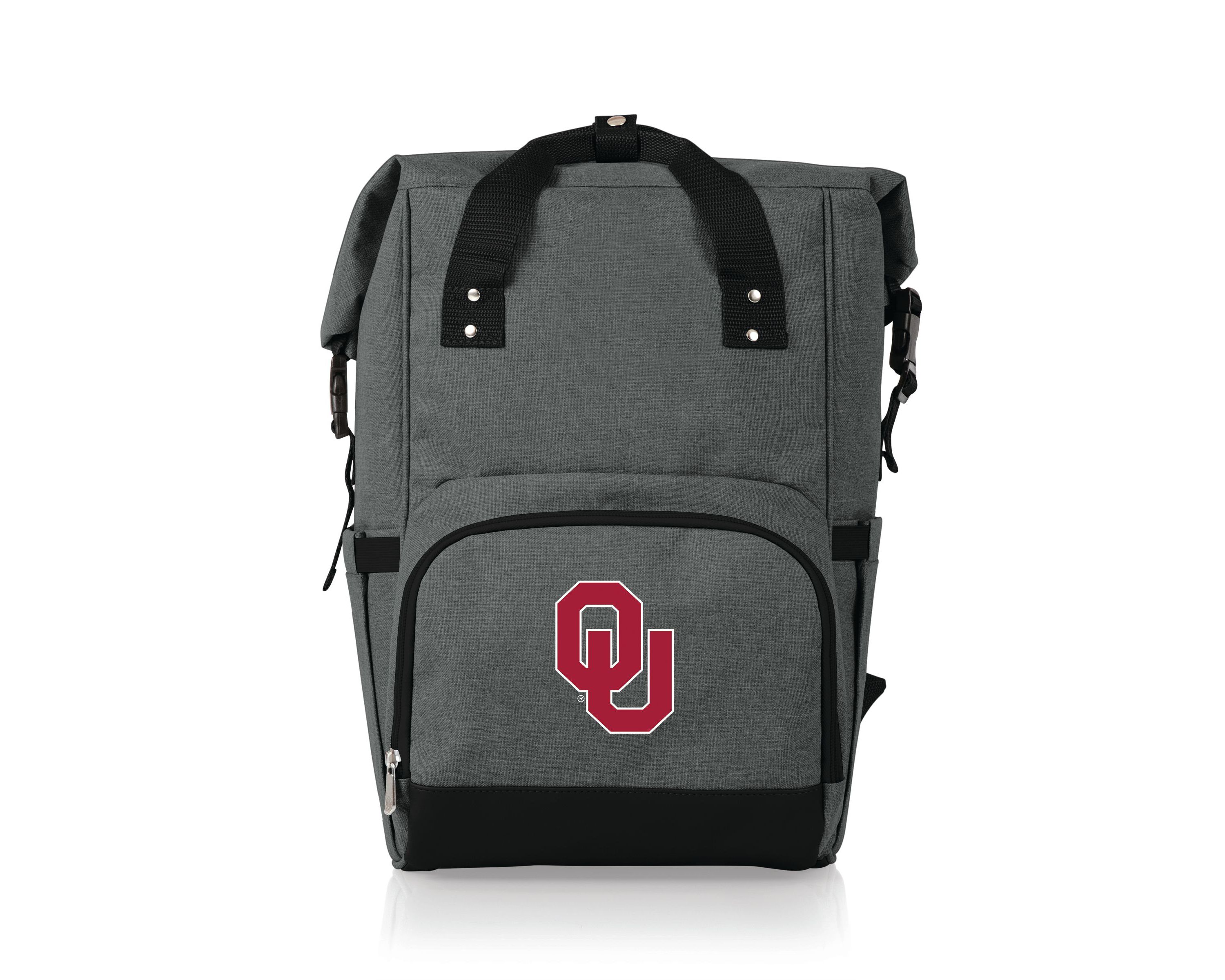 NCAA Oklahoma Sooners On The Go Roll Top Cooler Backpack