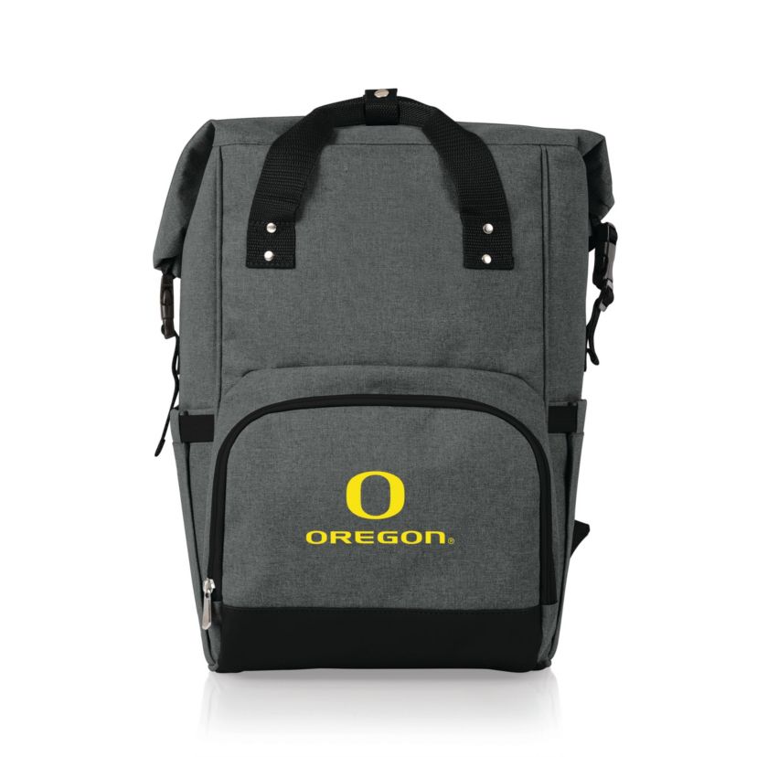 NCAA Oregon Ducks On The Go Roll Top Cooler Backpack