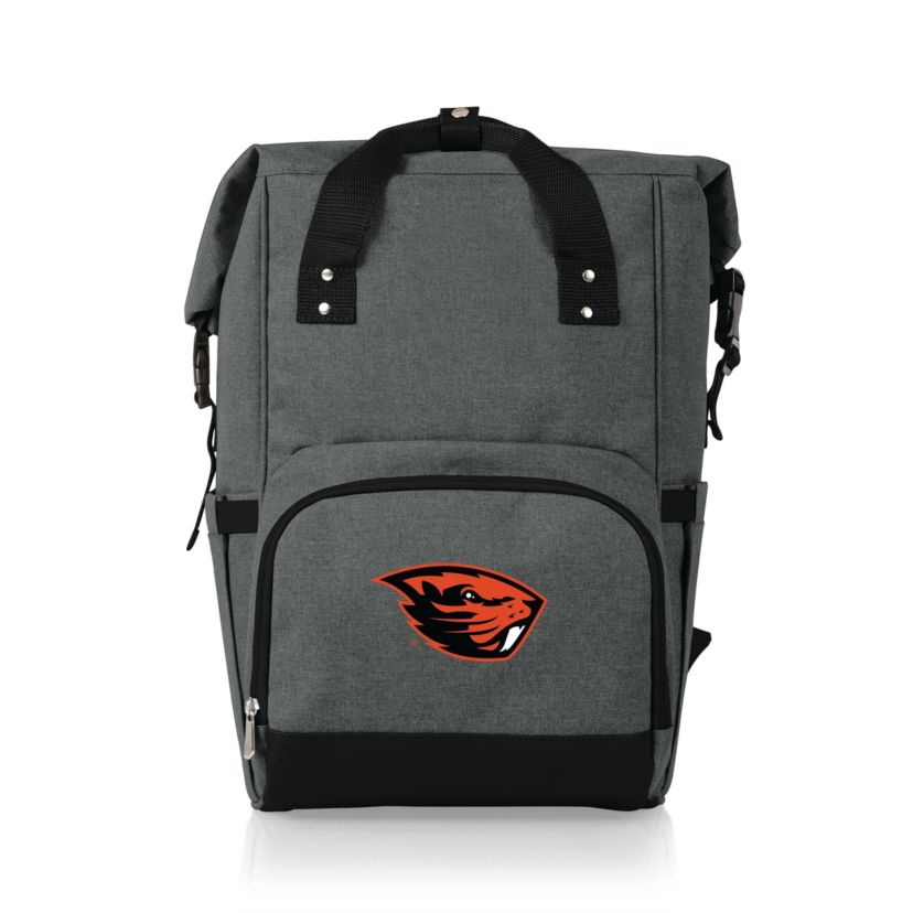 NCAA Oregon State Beavers On The Go Roll Top Cooler Backpack