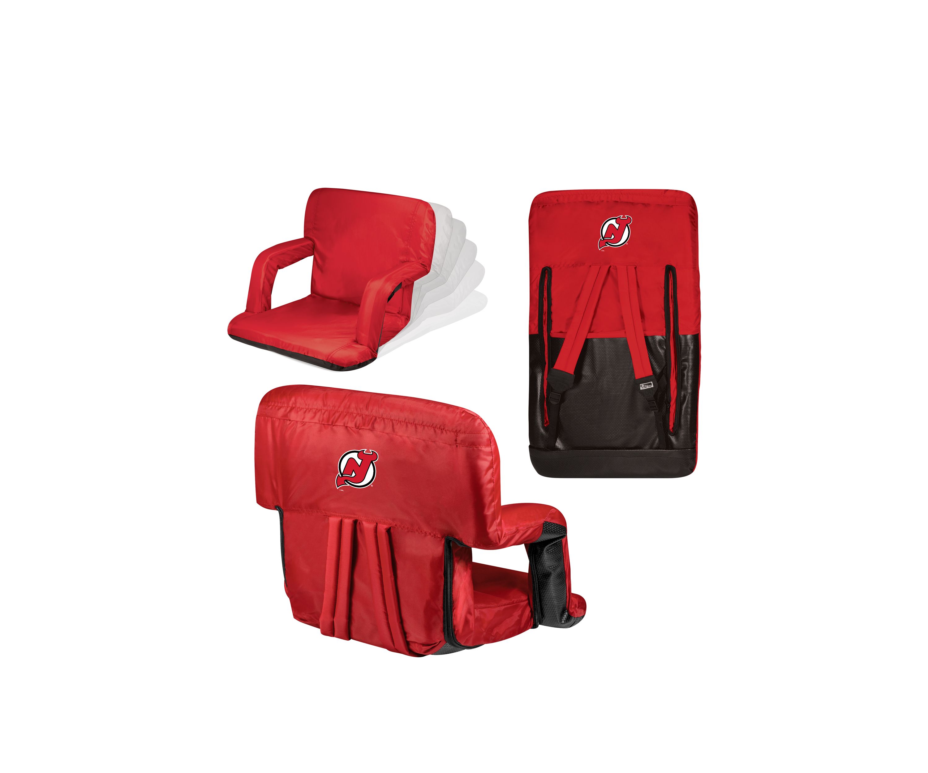NHL New Jersey Devils Ventura Portable Reclining Stadium Seat