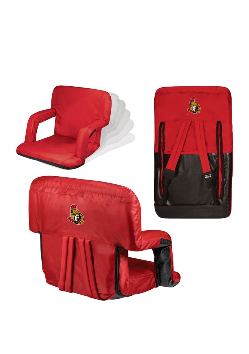 NHL Ottawa Senators Ventura Portable Reclining Stadium Seat