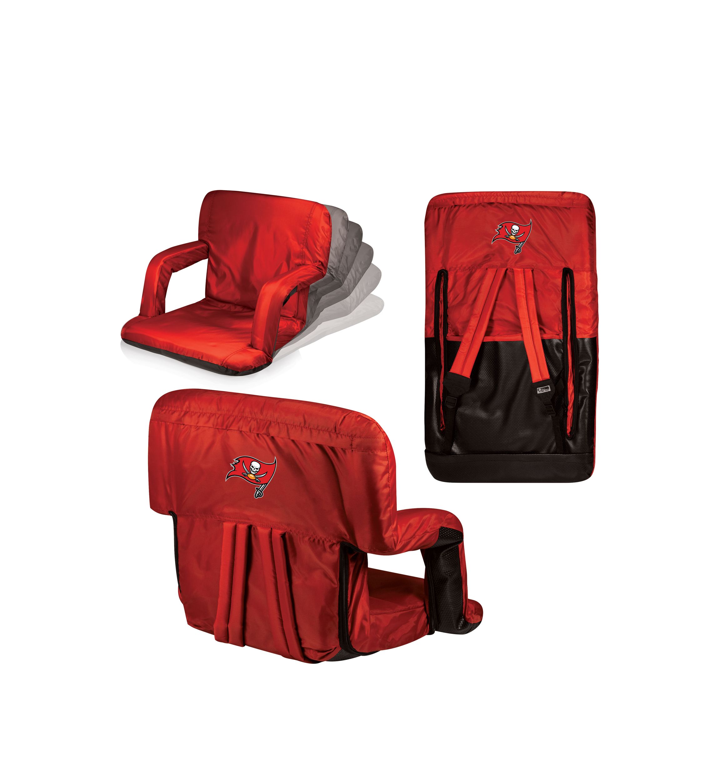 NFL Tampa Bay Buccaneers Ventura Portable Reclining Stadium Seat