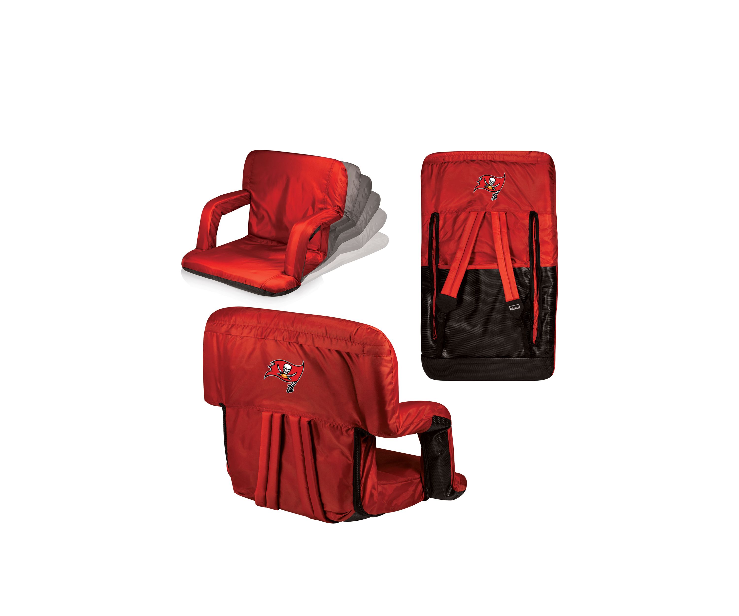 NFL Tampa Bay Buccaneers Ventura Portable Reclining Stadium Seat