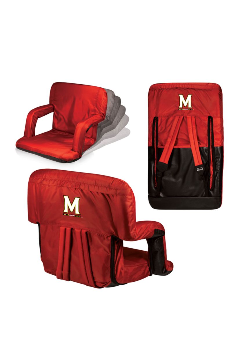  NCAA Maryland Terrapins Ventura Portable Reclining Stadium Seat