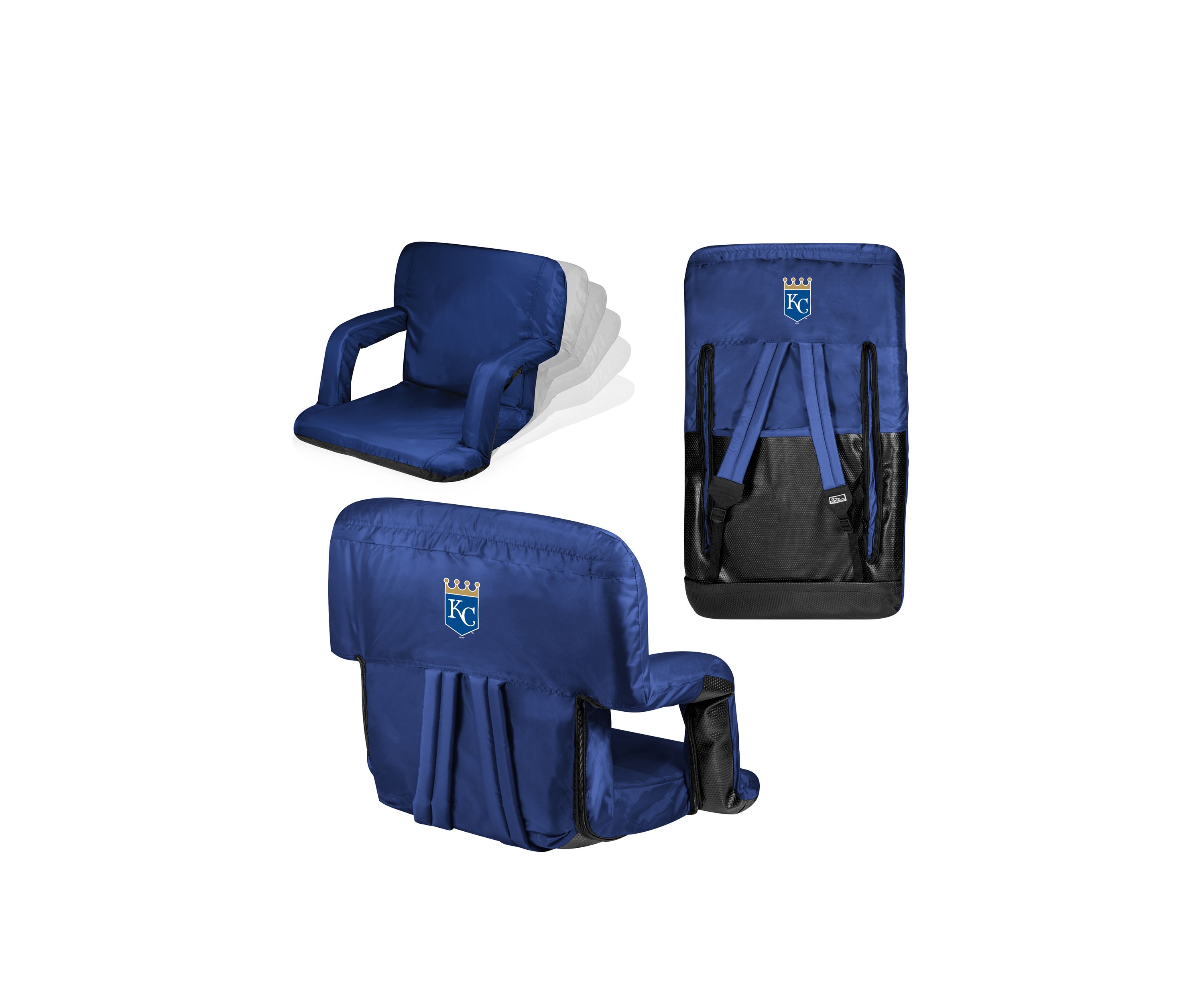 MLB Kansas City Royals Ventura Portable Reclining Stadium Seat