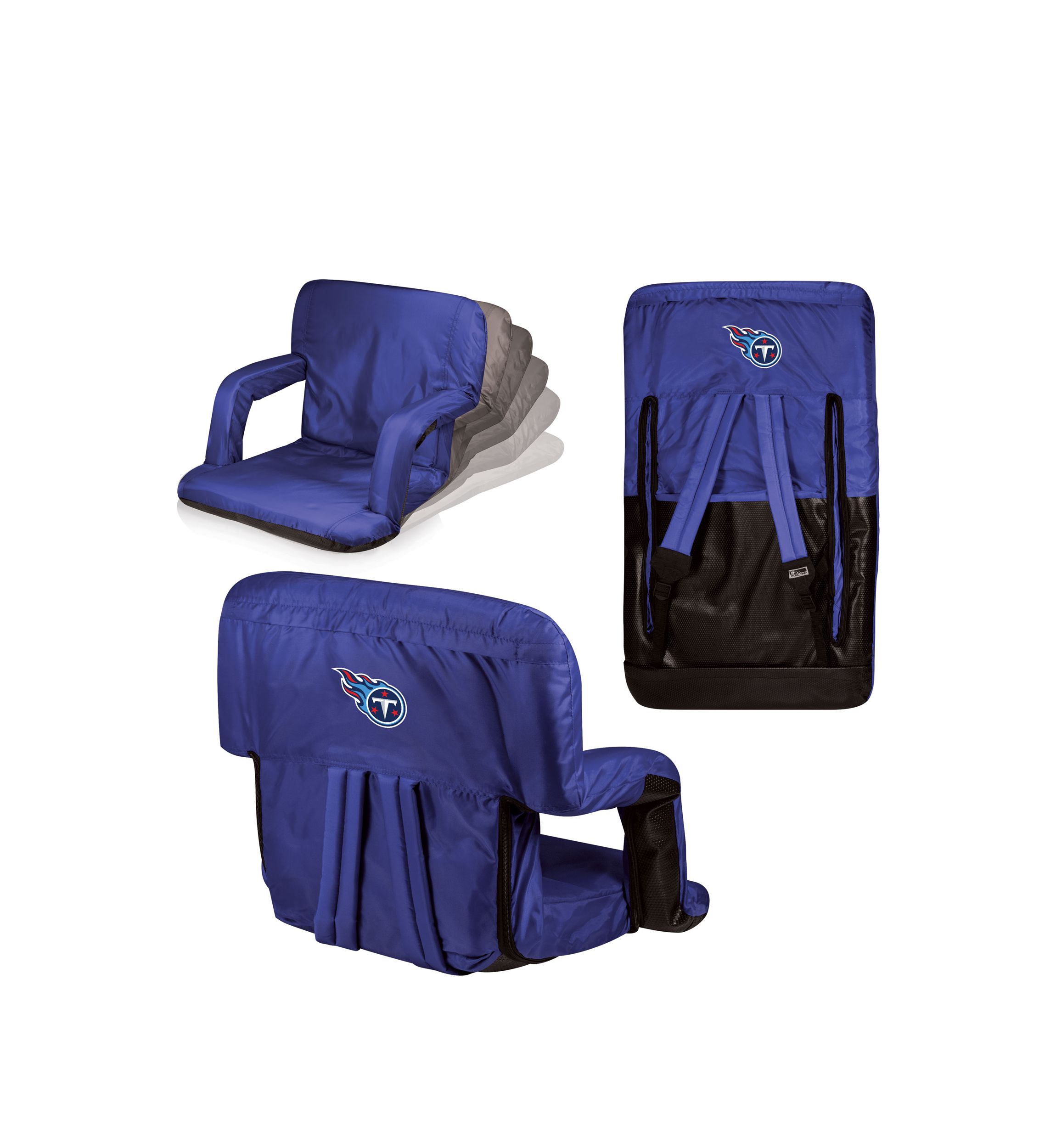 NFL Tennessee Titans Ventura Portable Reclining Stadium Seat